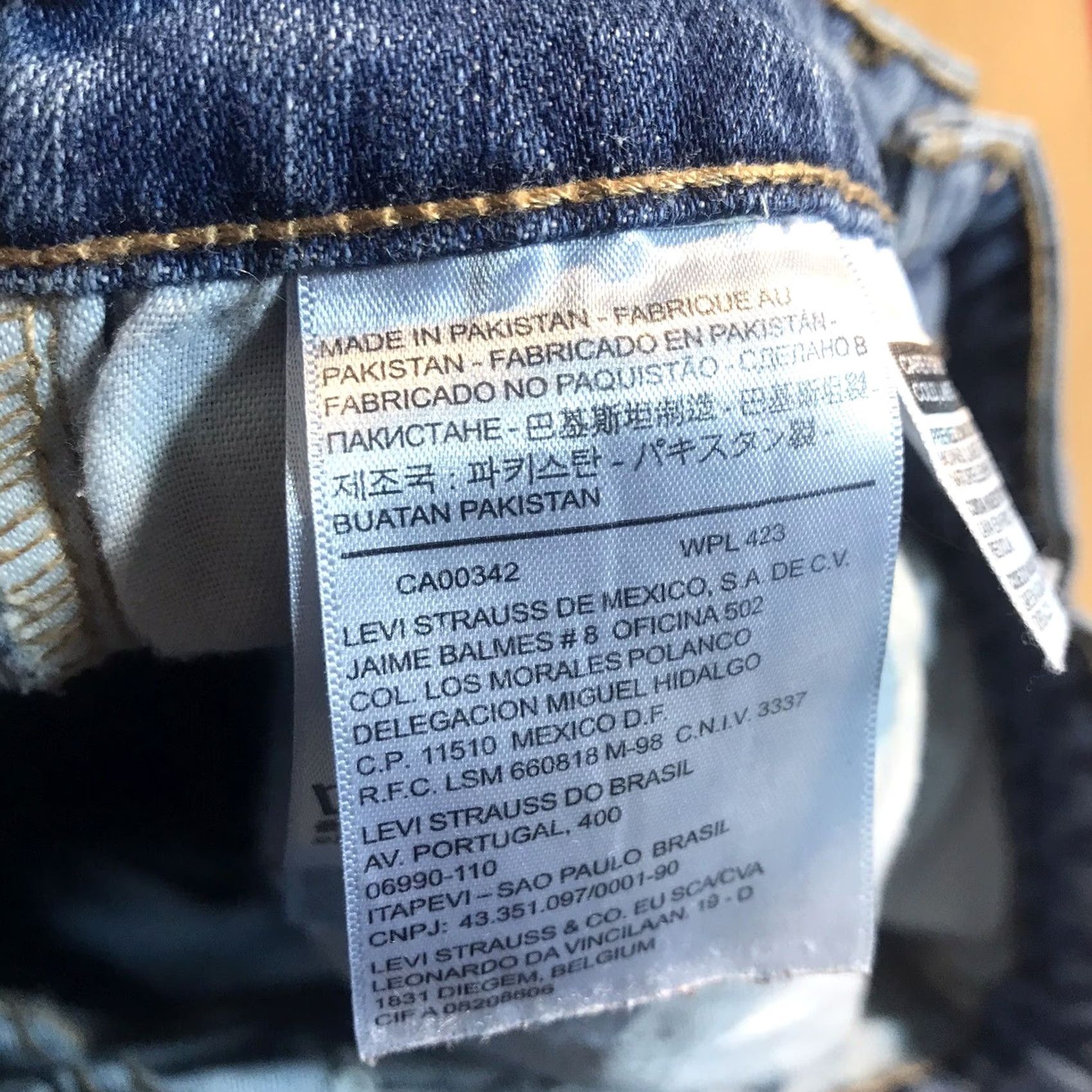 Levi's Levis 721 Skinny Jeans Womens 27 Regular Light Blue Distressed Stretch 5-Pocket Denim Jeans Size 27" / US 4 / IT 40 - 7 Thumbnail