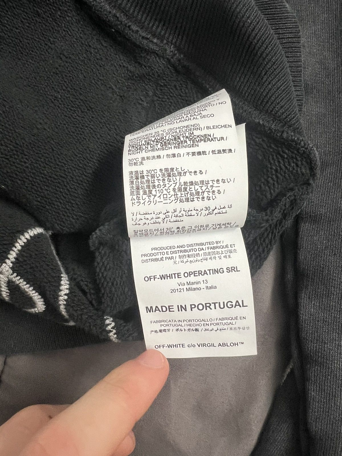 Off-White OFF-WHITE Abstract Arrows Embroidered Hoodie Size US XS / EU 42 / 0 - 9 Thumbnail