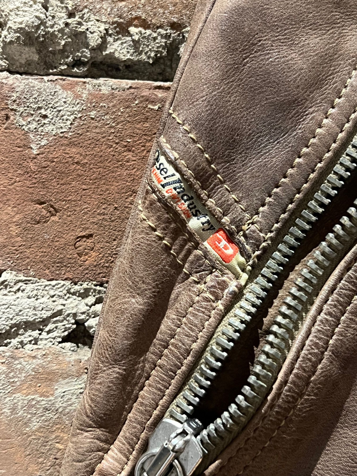 Diesel Diesel “Industry Division” Distressed Brown Leather Pants Size US 32 / EU 48 - 6 Thumbnail
