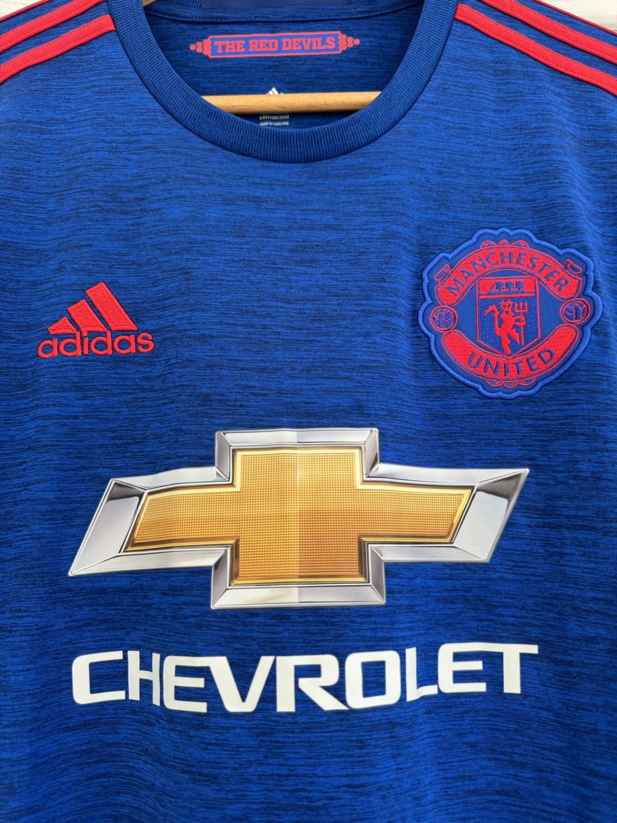 Adidas Manchester United 2016-2017 Away Soccer Jersey Football Kit Size US M / EU 48-50 / 2 - 5 Thumbnail