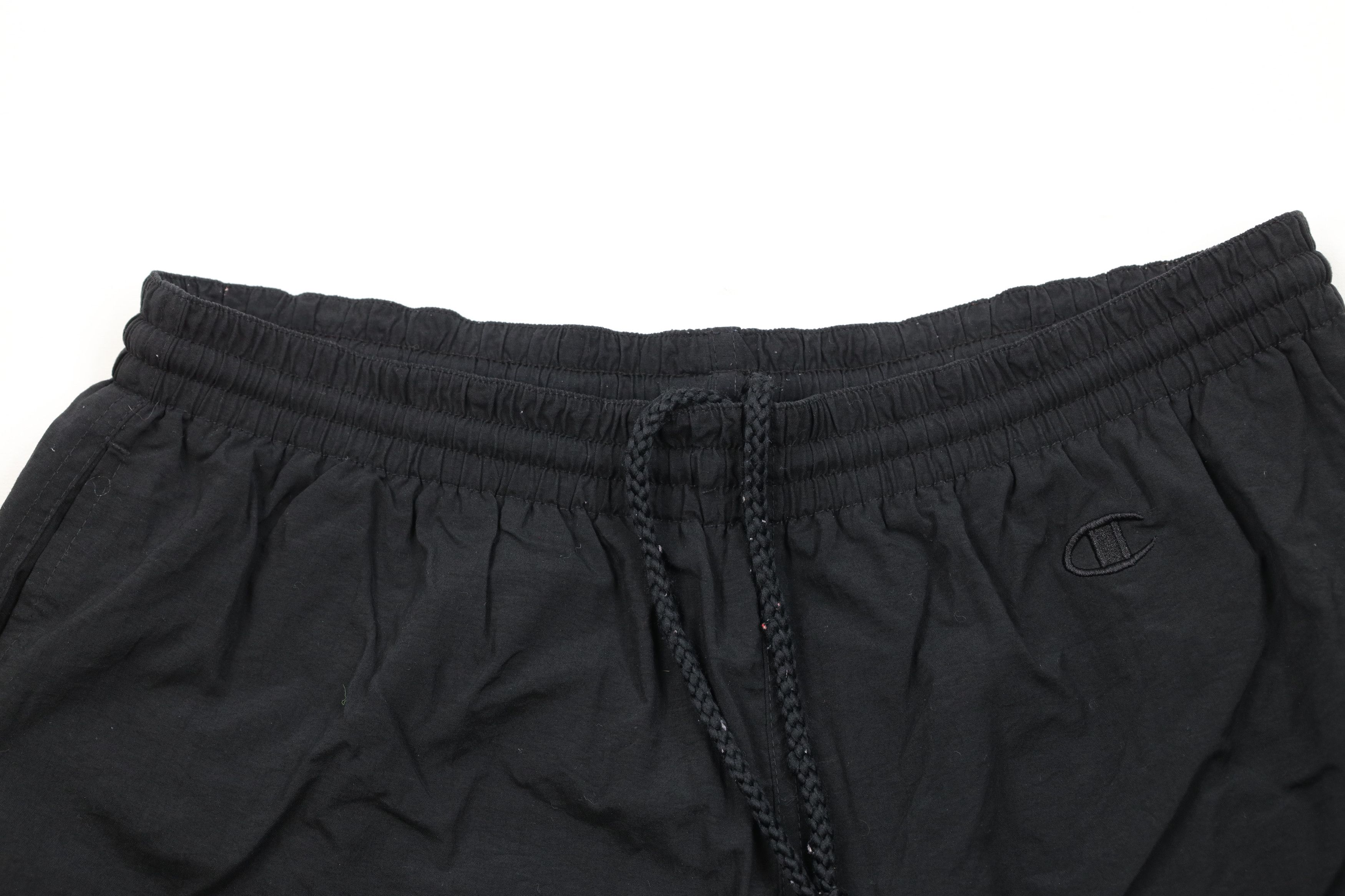 Champion × Vintage Vintage 90s Champion Lined Above Knee Shorts Trunks Black Size US 34 / EU 50 - 2 Thumbnail