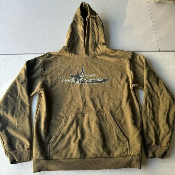 Designer × Travis Scott JORDAN x TRAVIS SCOTT CACTUS JACK SCRIBBLE HOODIE OLIVE SZ L Size US L / EU 52-54 / 3 - 2 Thumbnail