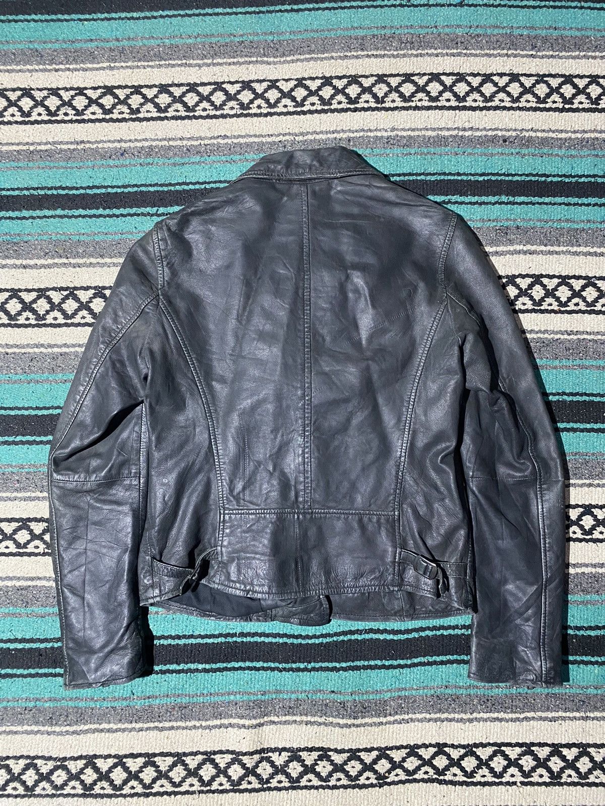 If Six Was Nine 2000s AmericanRags - Ramones Biker Jacket Size US S / EU 44-46 / 1 - 4 Thumbnail