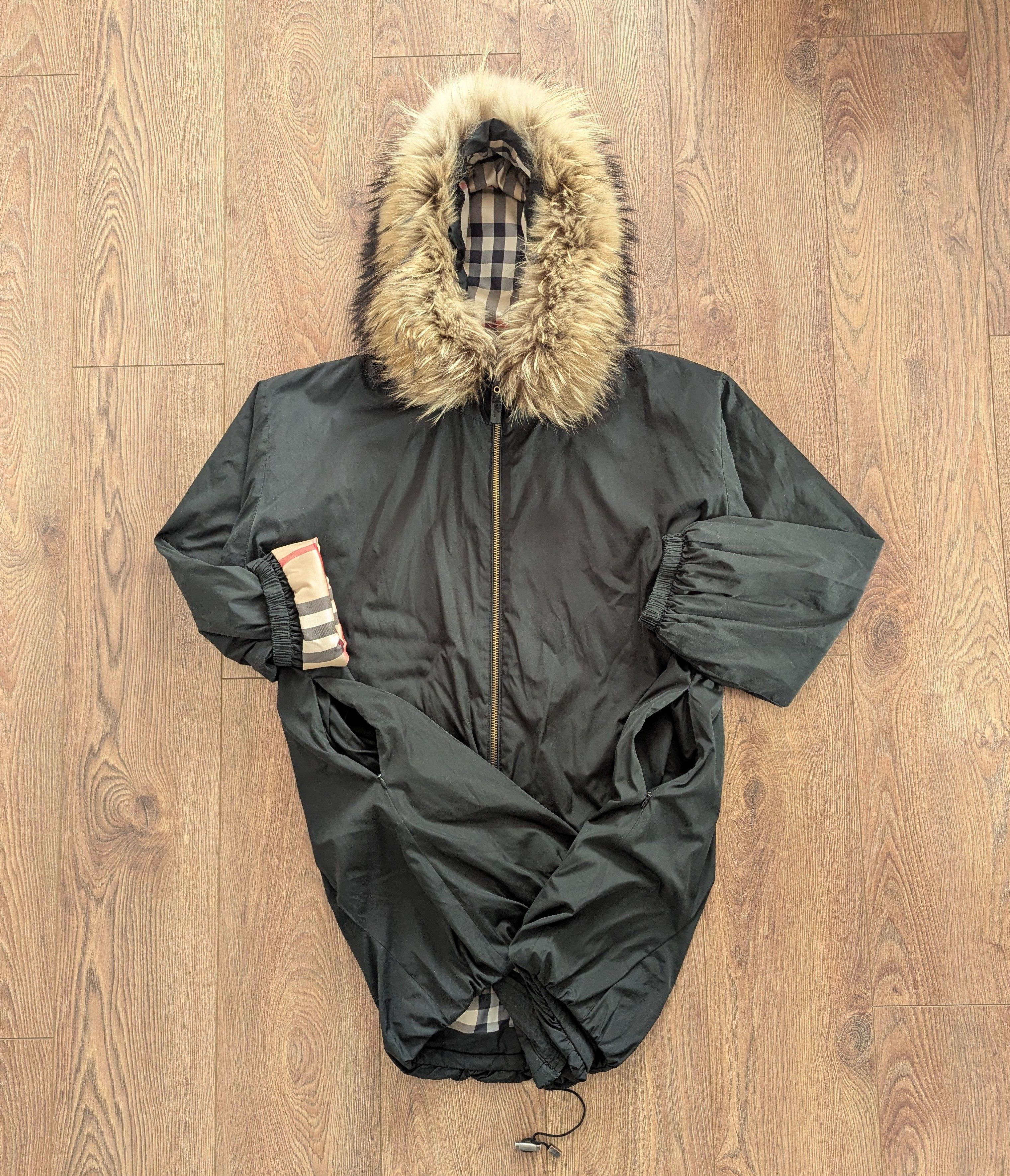 Burberry BURBERRY London Hooded Jacket With Removable Fur Black Size M / US 6-8 / IT 42-44 - 10 Thumbnail