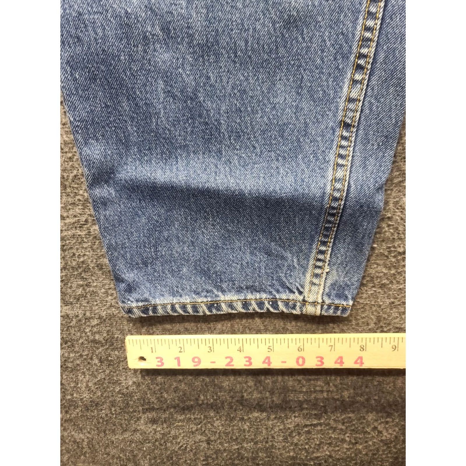 Levi's VINTAGE Levi's 560 Jeans Mens 38x30 Light Wash Distressed Tapered 5-Pocket Denim Blue 90s Grunge USA Levi's 500 Series Boys Mens? Size US 38 / EU 54 - 7 Thumbnail