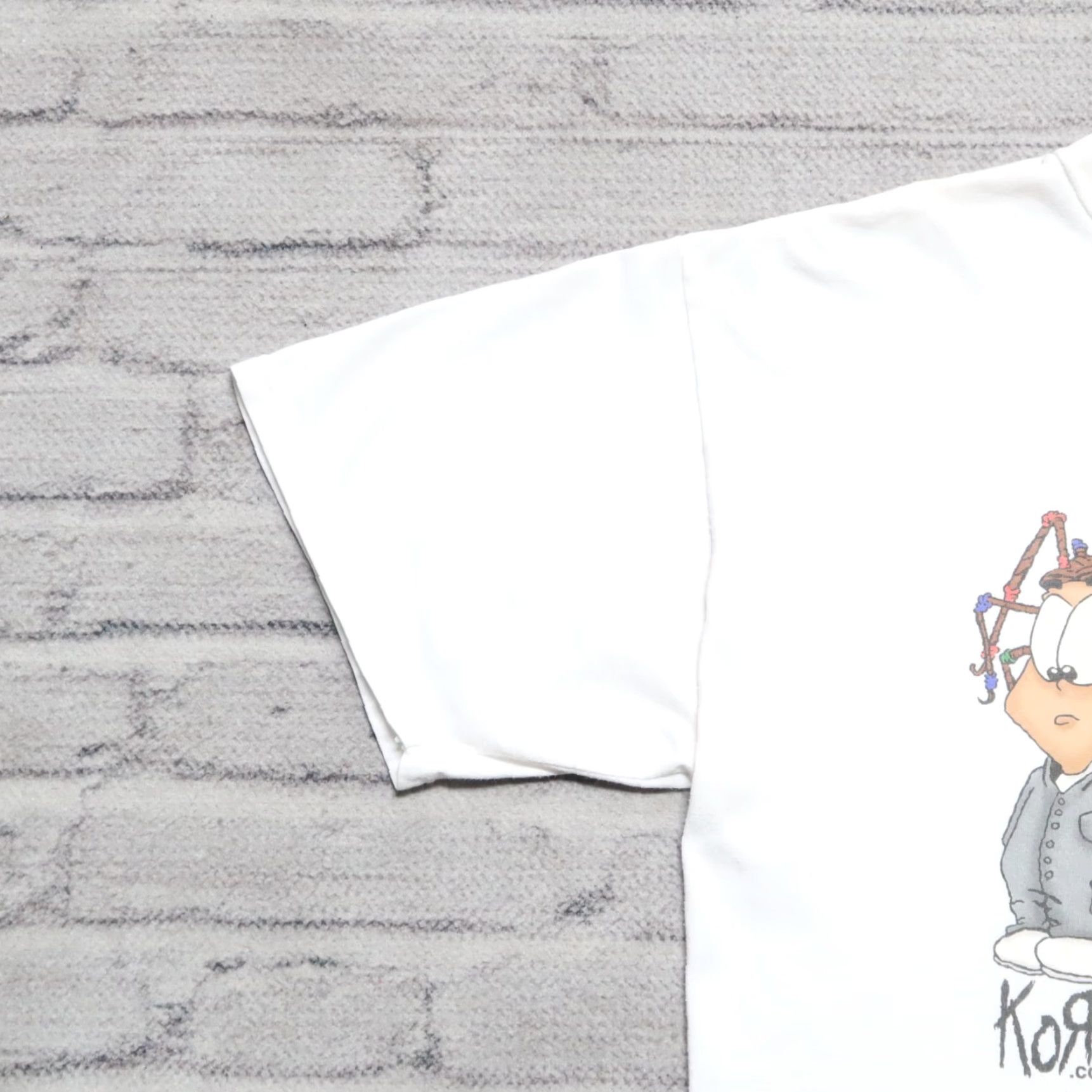 Vintage VINTAGE 2000 Korn Aaron Fleming Shirt XL White Mens T-Shirt Rock Tour Korn Kid Rock Vtg Size US XL / EU 56 / 4 - 4 Thumbnail