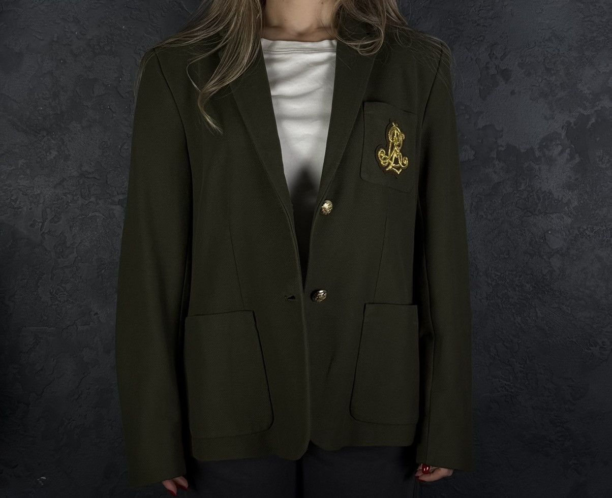 Lauren Ralph Lauren Lauren Ralph Lauren Women's Patch Jacquard Bullion Blazer Size XL / US 12-14 / IT 48-50 - 2 Thumbnail