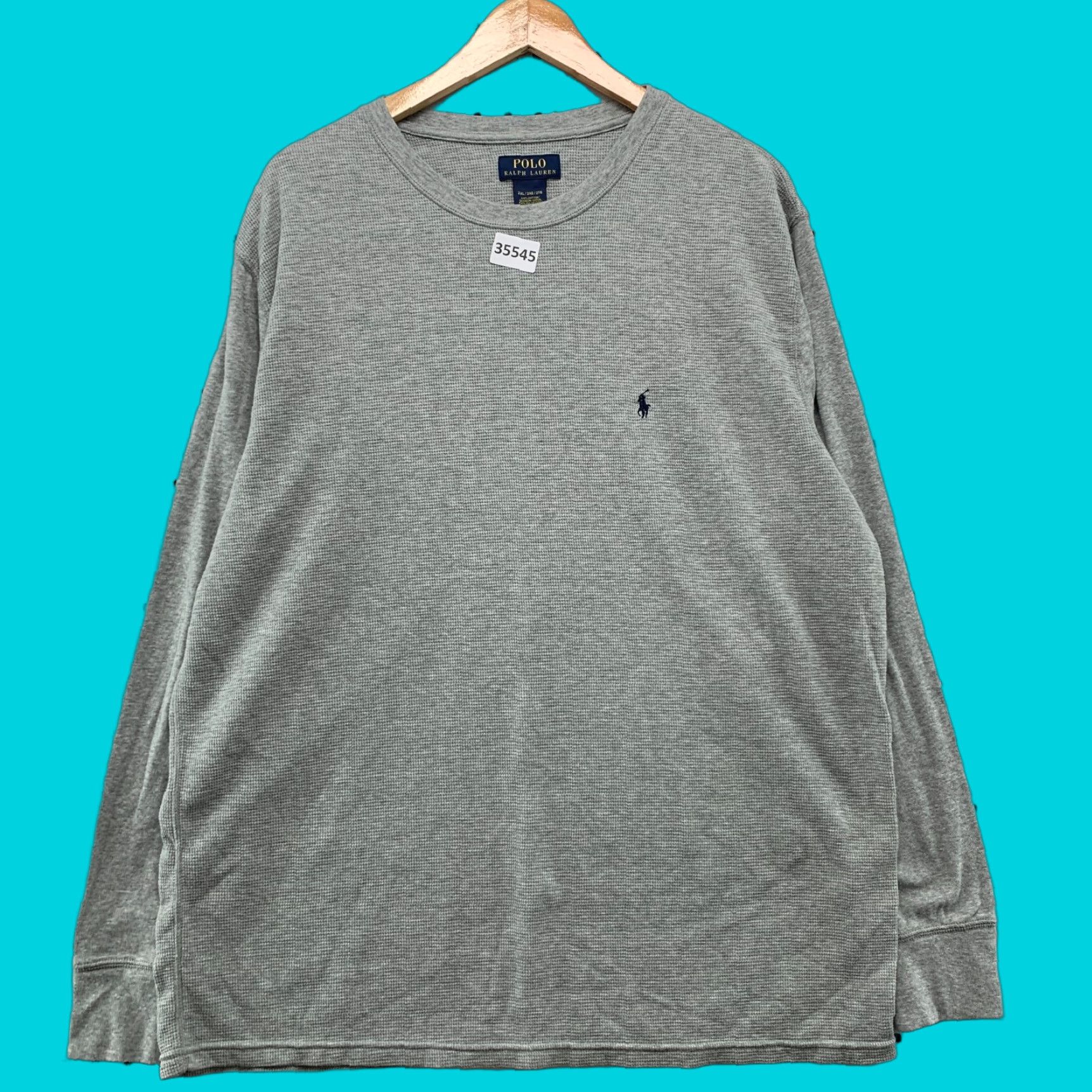 Polo Ralph Lauren Polo Ralph Lauren Thermal Shirt Mens 2XL Gray Long Sleeve Casual Shirt 2XL Mens Gray Thermal Polo Ralph Lauren Size US XXL / EU 58 / 5 - 1 Thumbnail