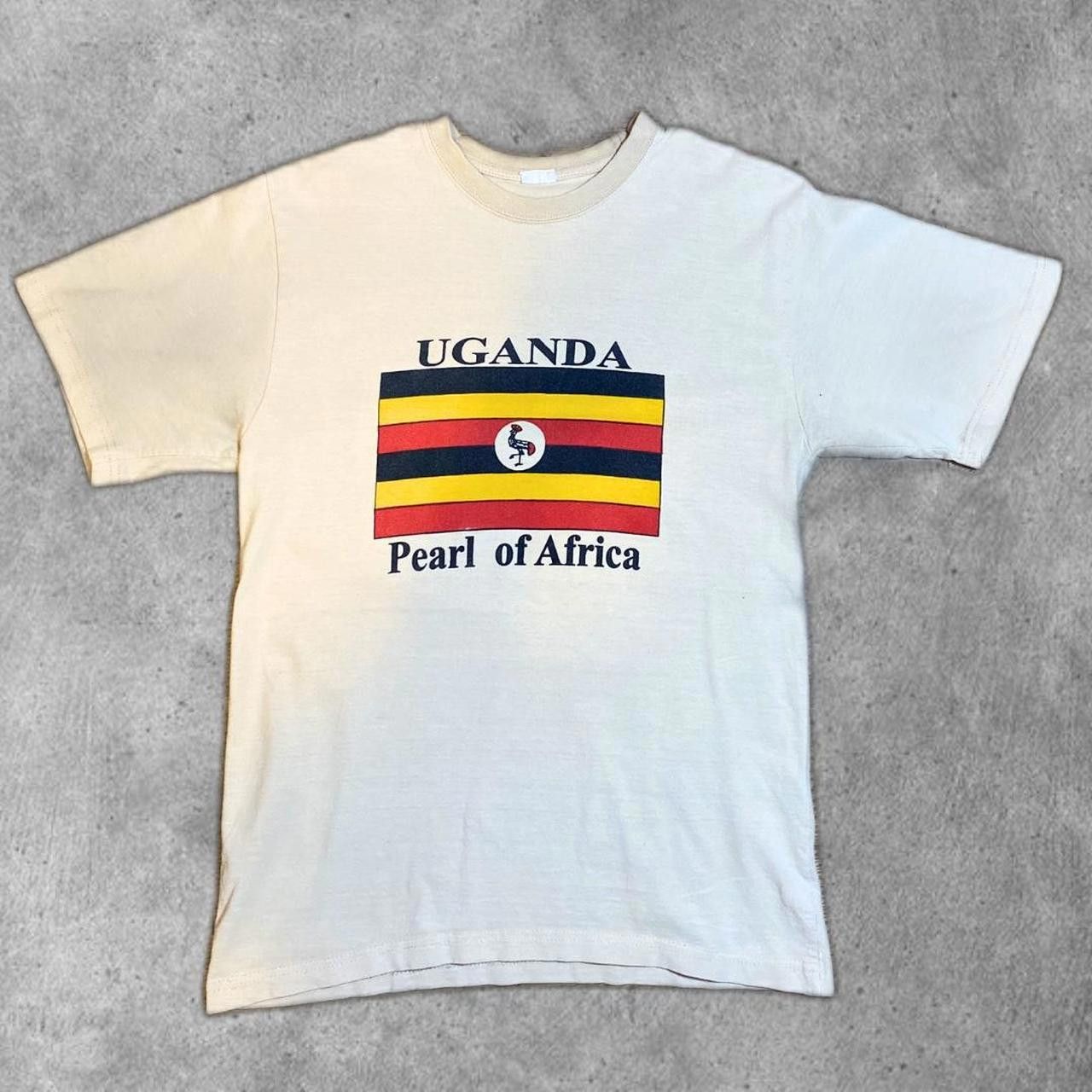 Vintage Vintage Uganda Tee Size US S / EU 44-46 / 1 - 1 Thumbnail