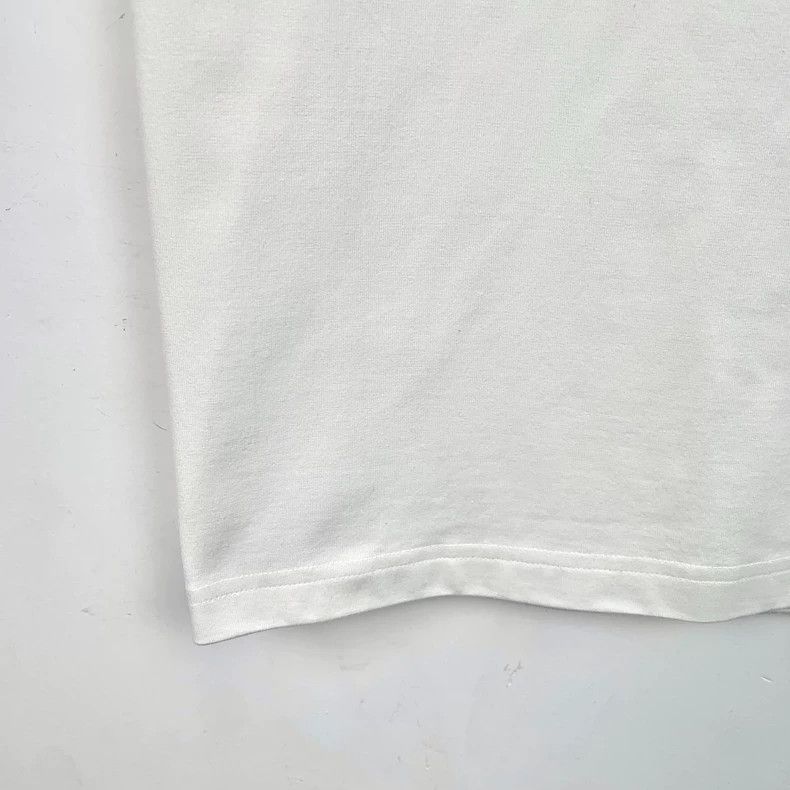 Louis Vuitton Louis Vuitton White logo monogrammed cotton crew neck shor Size US L / EU 52-54 / 3 - 4 Thumbnail