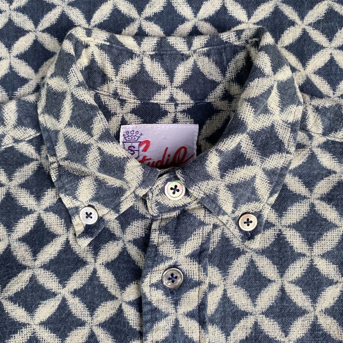 Studio D'Artisan Studio D'artisan Shibori indigo shirt Size US S / EU 44-46 / 1 - 11 Thumbnail