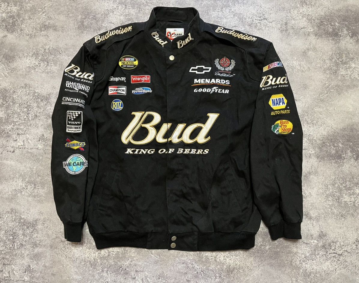 Chase Authentics Nascar Chase Authentics Bud beer racing jacket Size US XXL / EU 58 / 5 - 1 Thumbnail