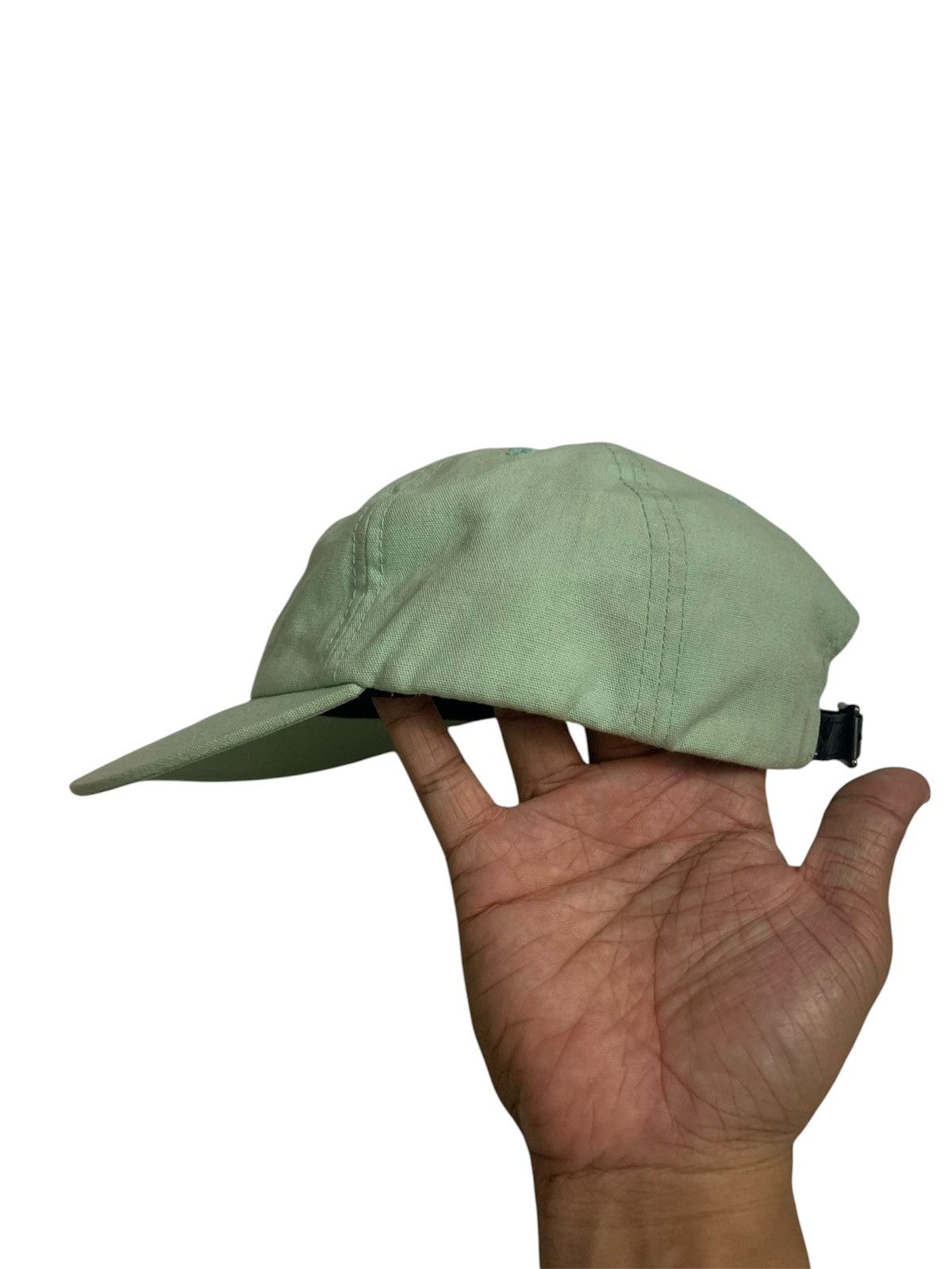 Rick Owens × Stussy Stussy Crown Low Pro Cap Turquoise Dad Hat Skate Style Size ONE SIZE - 2 Thumbnail