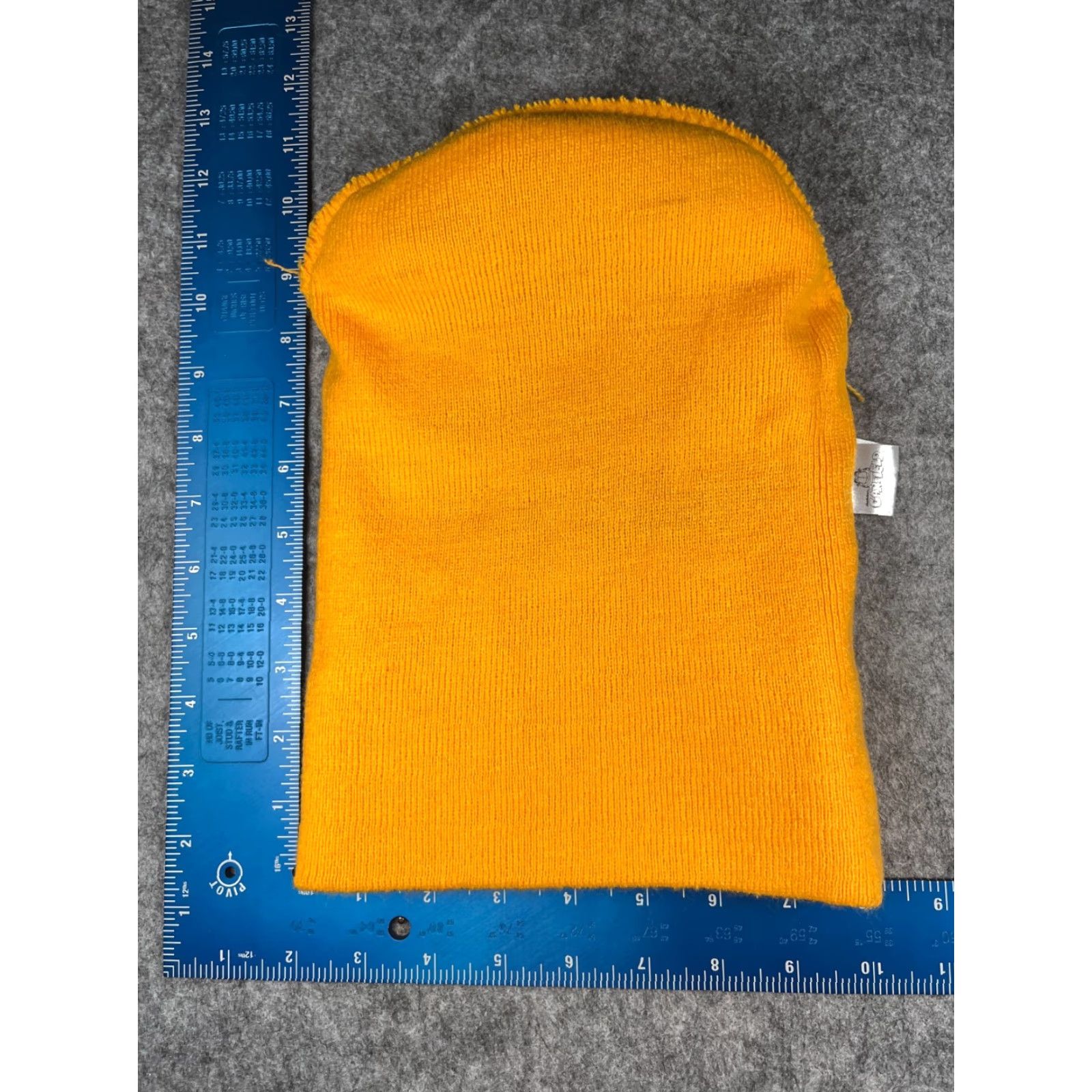 Nickelodeon Nickelodeon Garfield Beanie Adult Yellow Knit Acrylic Polyester Hat Womens Men Size US M / EU 48-50 / 2 - 7 Thumbnail