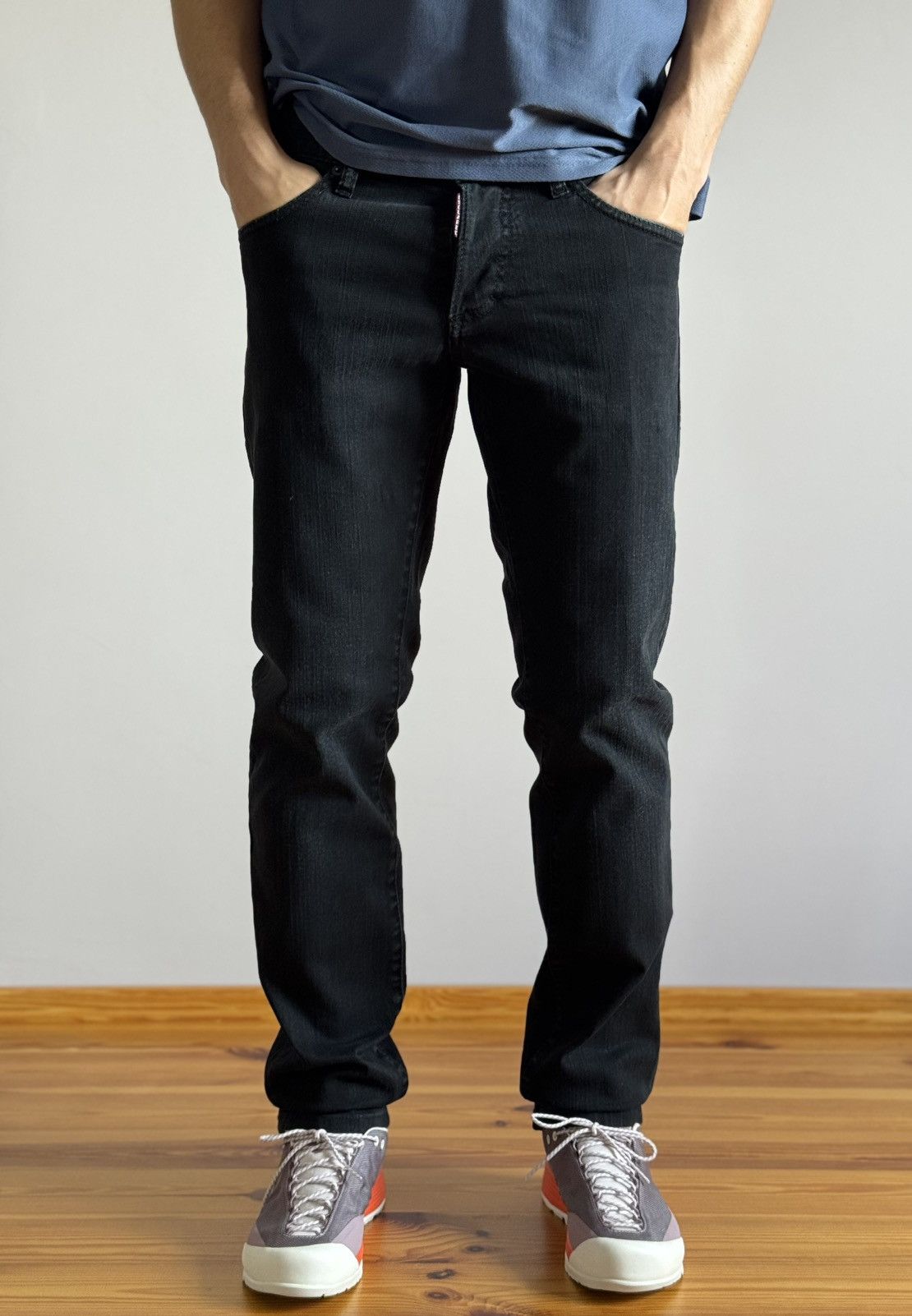 Dsquared2 Dsquared2 Metal Logo Denim Pants Black Jeans 48 Size US 30 / EU 46 - 12 Thumbnail