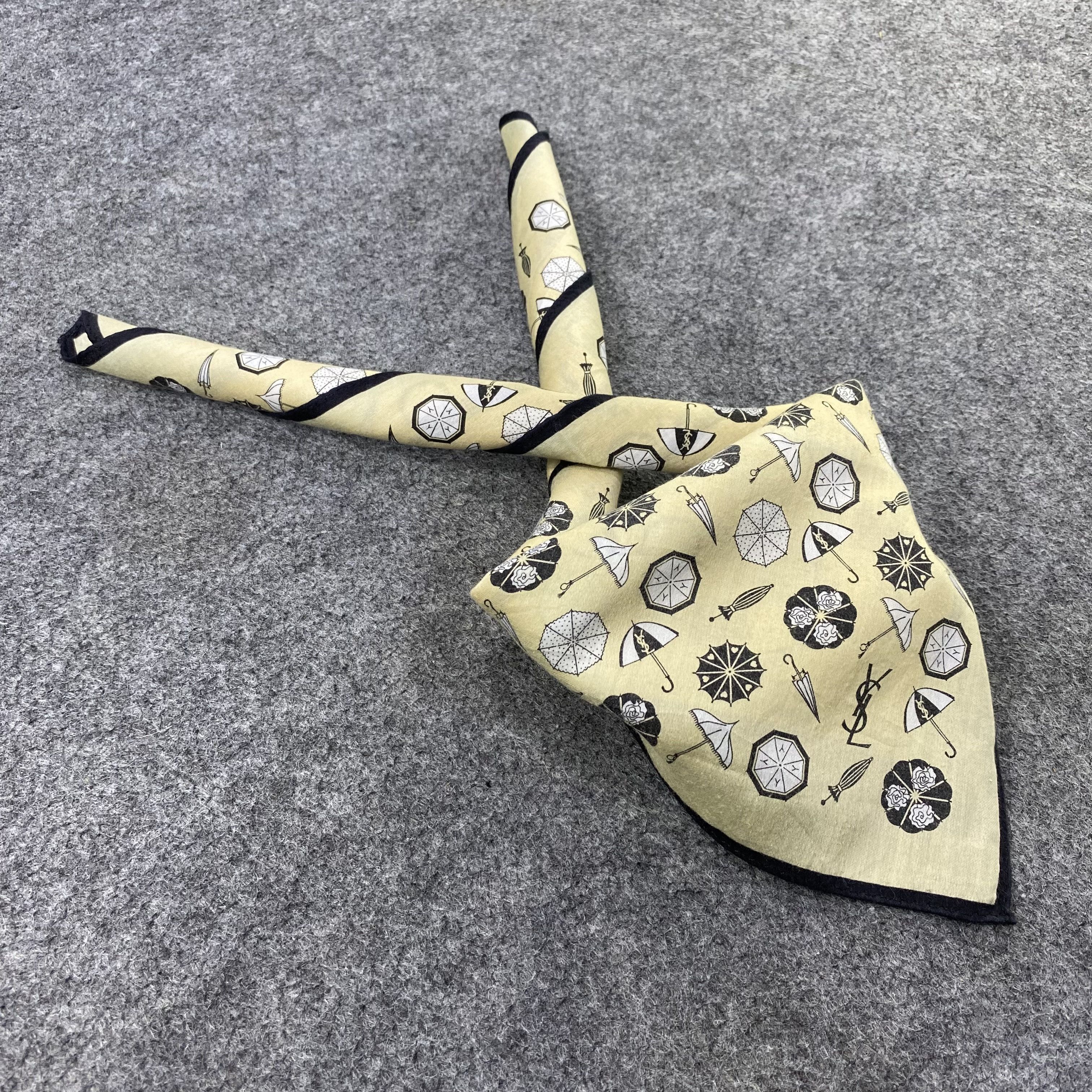 Yves Saint Laurent YSL Handkerchief Neckerchief Bandana-B1814 Size ONE SIZE - 1 Thumbnail