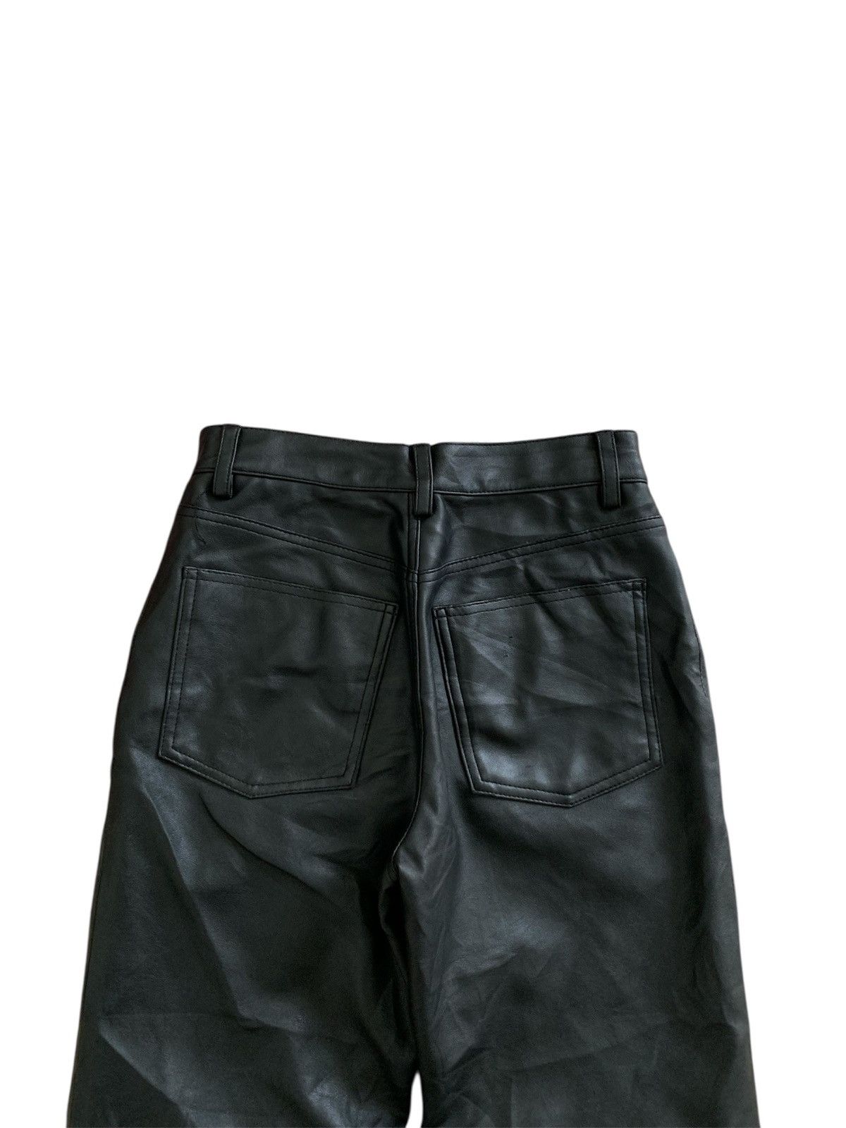 Helmut Lang Last📦 Japanesebrand Leather Baggy Pants Size 26" / US 2 / IT 38 - 7 Thumbnail