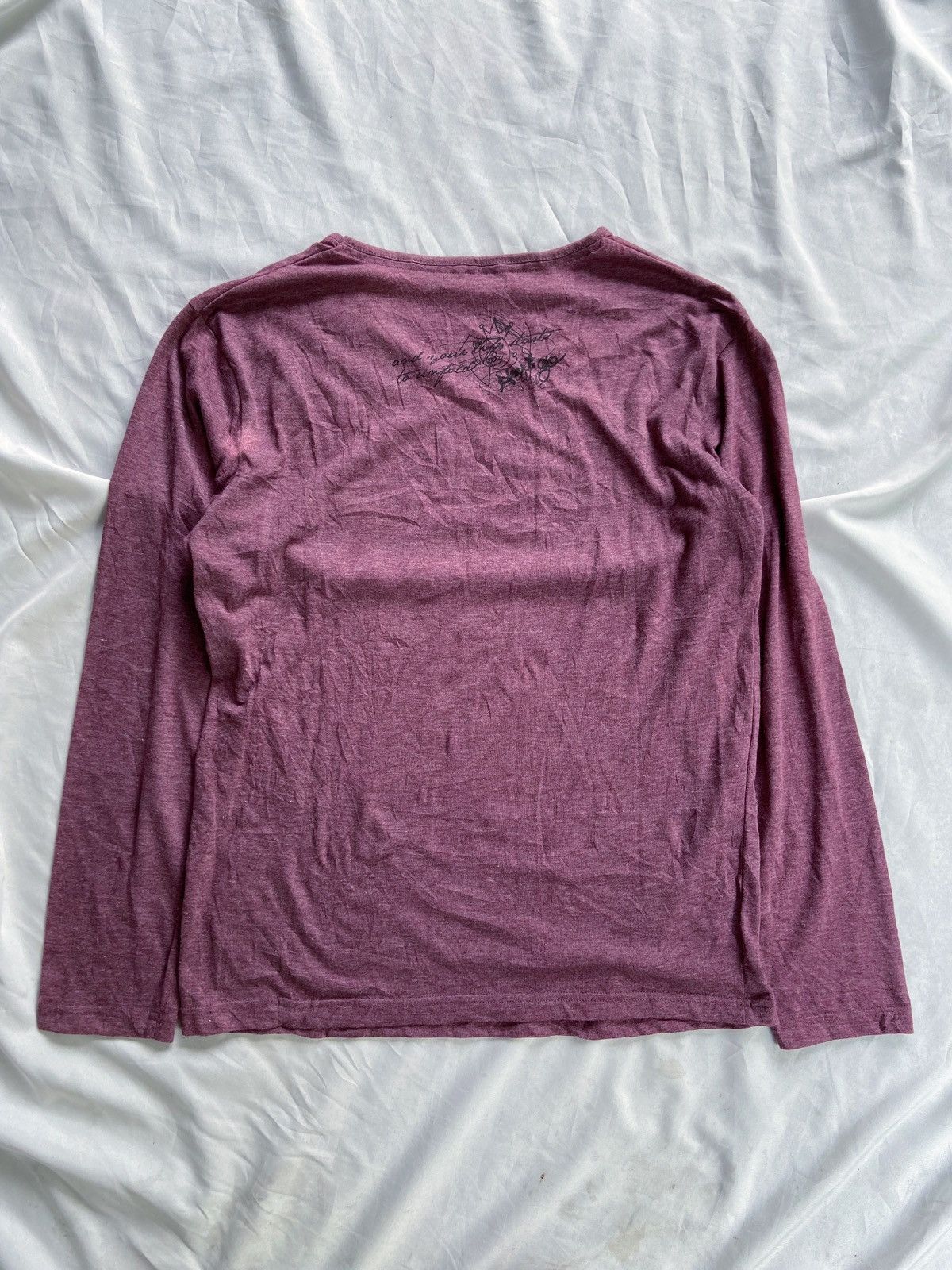 Japanese Brand LIVE WHERE YOURE HEART CAN RE GIVEN LONG SLEEVE Size US M / EU 48-50 / 2 - 2 Thumbnail