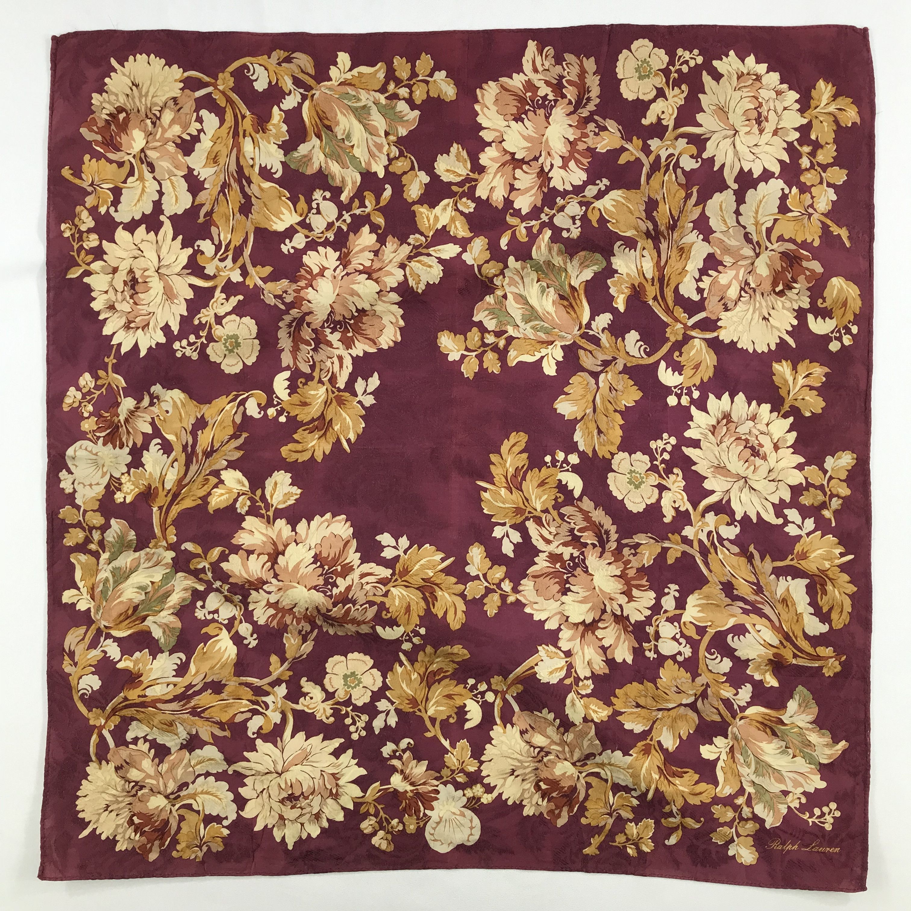 Ralph Lauren × Vintage Ralph Lauren Bandana / Handkerchief / Neckerchief - S2753A Size ONE SIZE - 1 Thumbnail