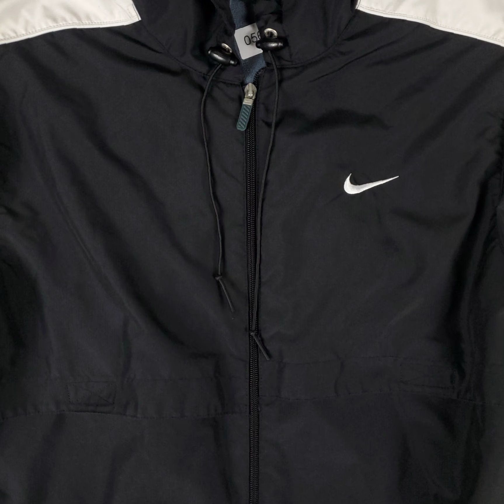 Nike Nike Jacket Mens M Black Fleece Lined Trench Coat Full Zip Hooded Pockets Logo Zipper Winter All Seasons Long Regular Size US M / EU 48-50 / 2 - 7 Thumbnail