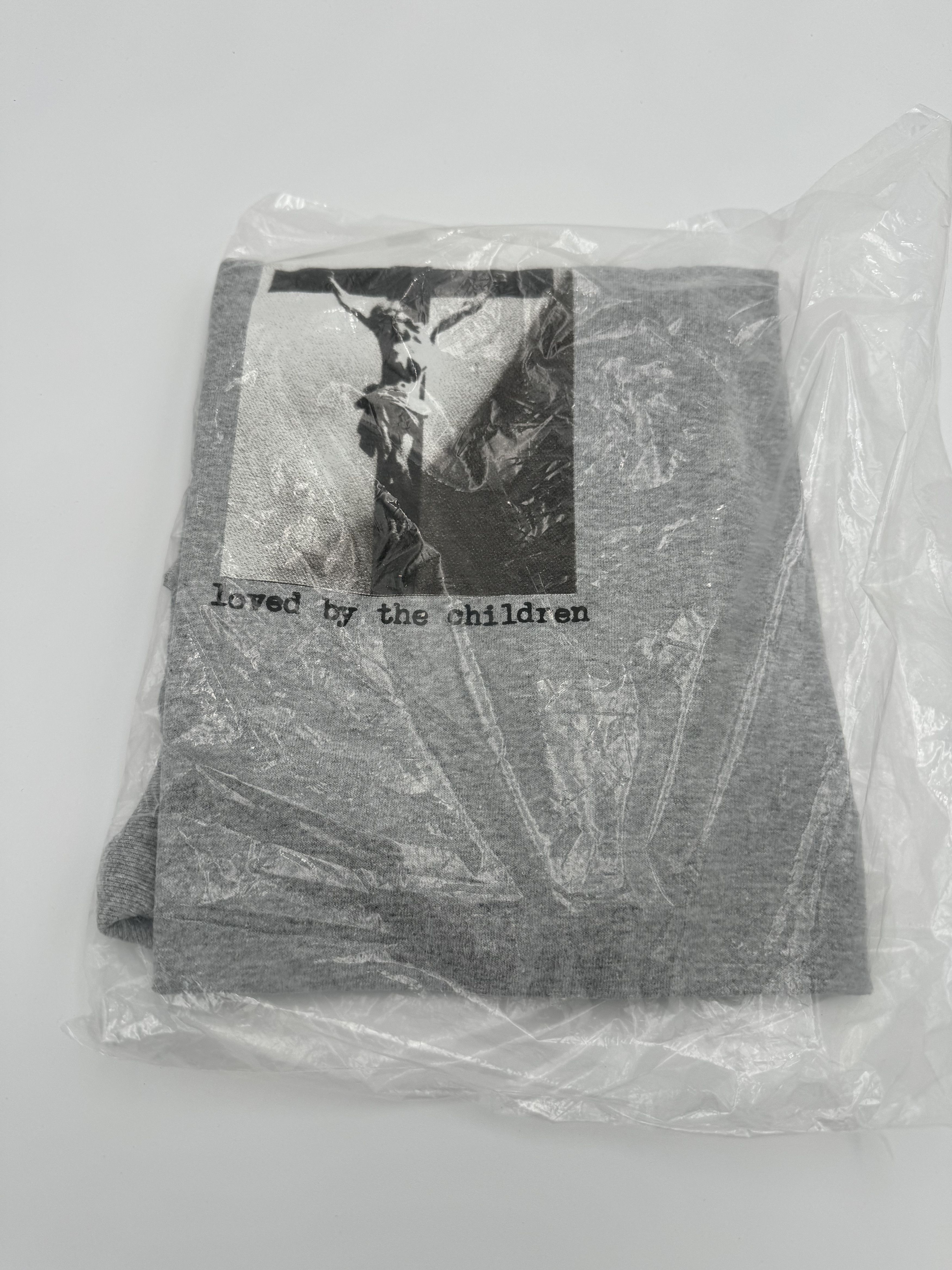 image of Supreme T Shirt Loved By The Children in Grey, Men's (Size Medium)