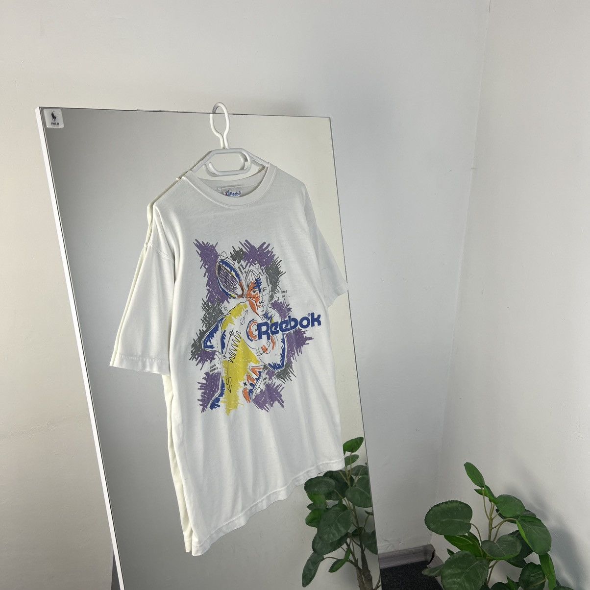 Reebok Vintage 90s Reebok Tennis Oversized T-Shirt Size US L / EU 52-54 / 3 - 1 Thumbnail