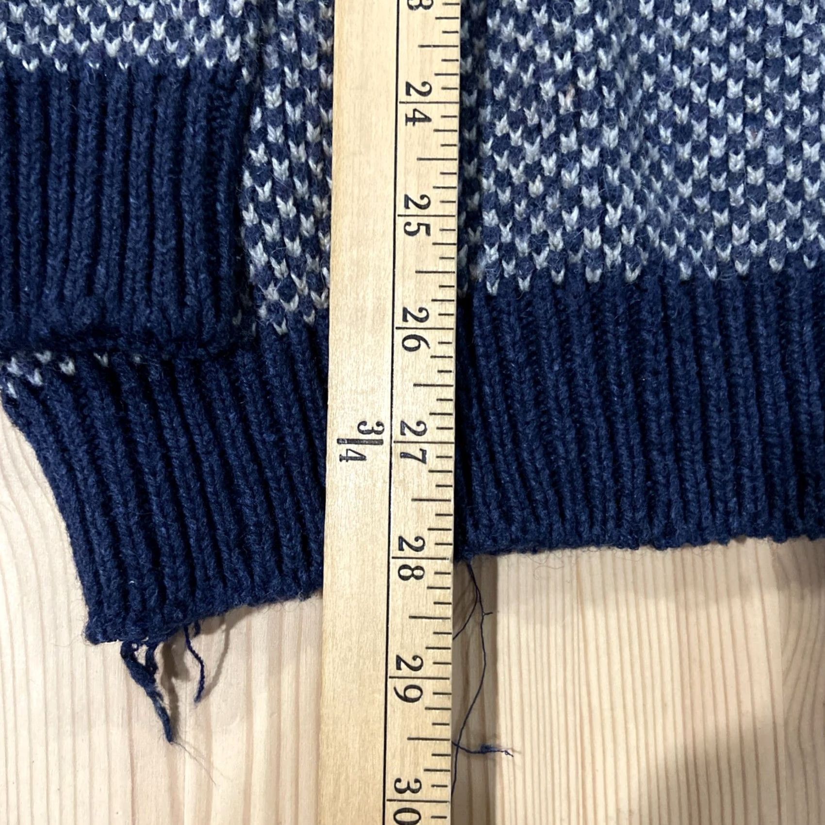 Vintage VINTAGE Northwest Territory Sweater Men Large L Blue Wool Mix 90s Knit Pullover Crew Neck Casual Size US L / EU 52-54 / 3 - 3 Thumbnail