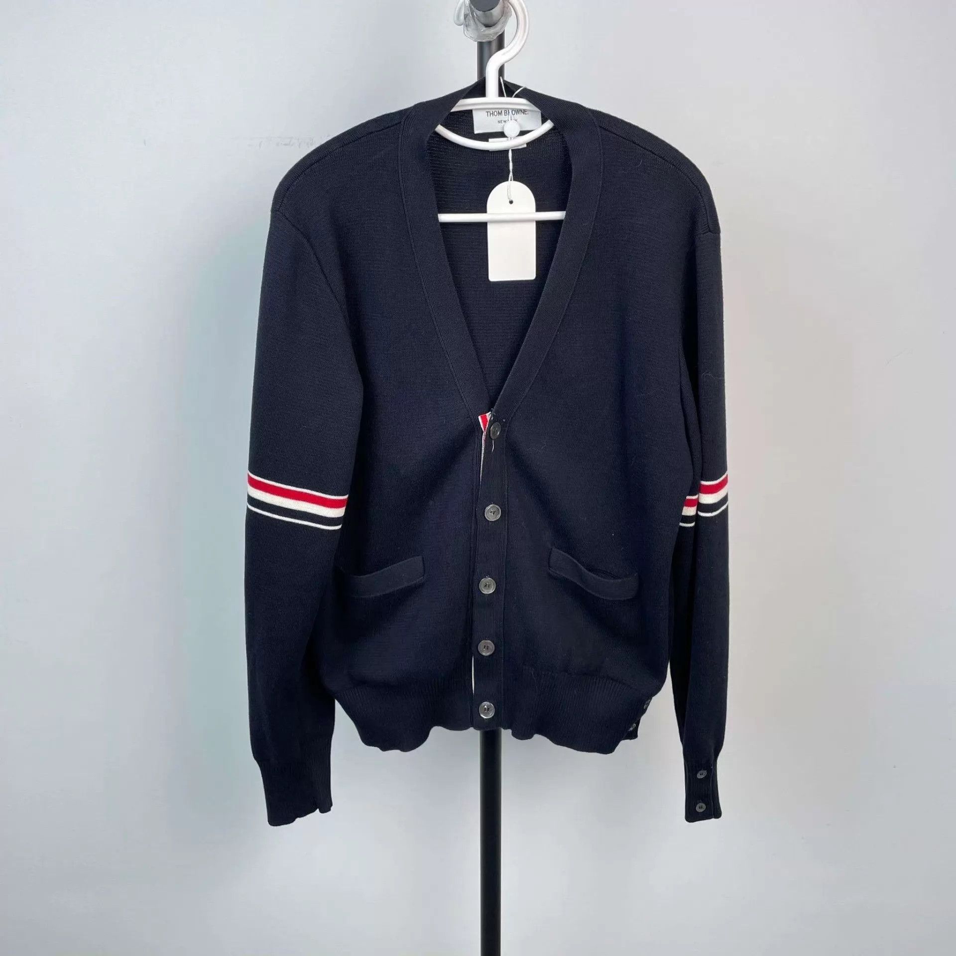Thom Browne TB knit cardigan navy Size S / US 4 / IT 40 - 1 Thumbnail