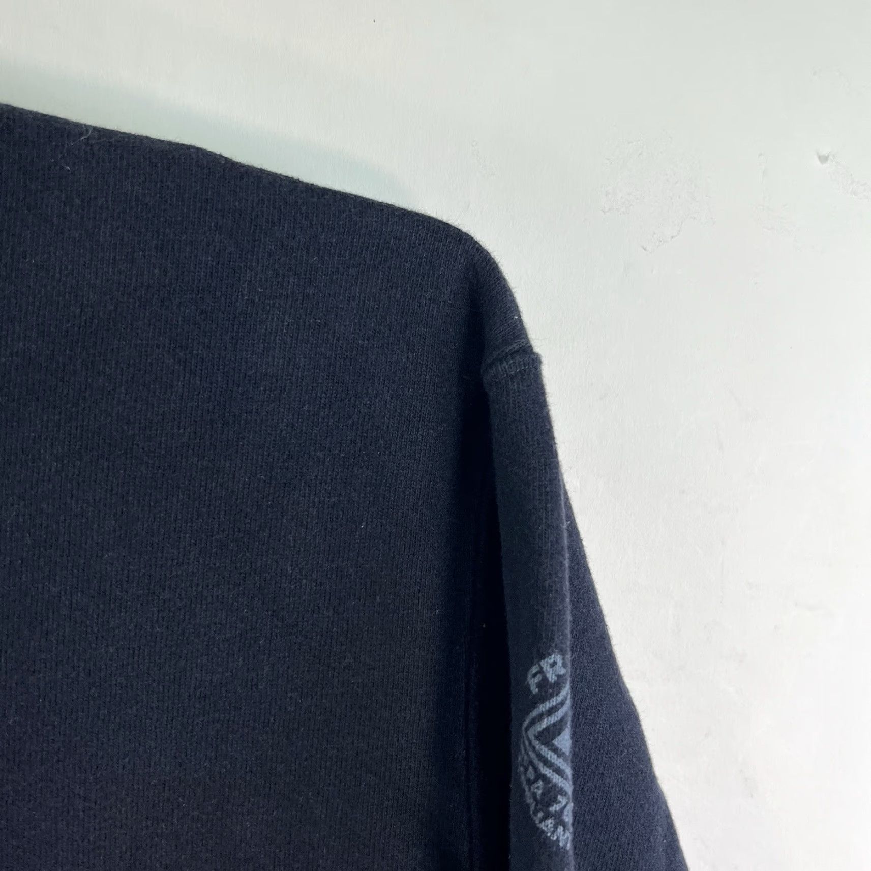 Vintage NSA Cat 3 FR Fire Resistant 1/4 Zip Heavyweight Sweatshirt Mens Size L Dark Blue Size US L / EU 52-54 / 3 - 2 Thumbnail