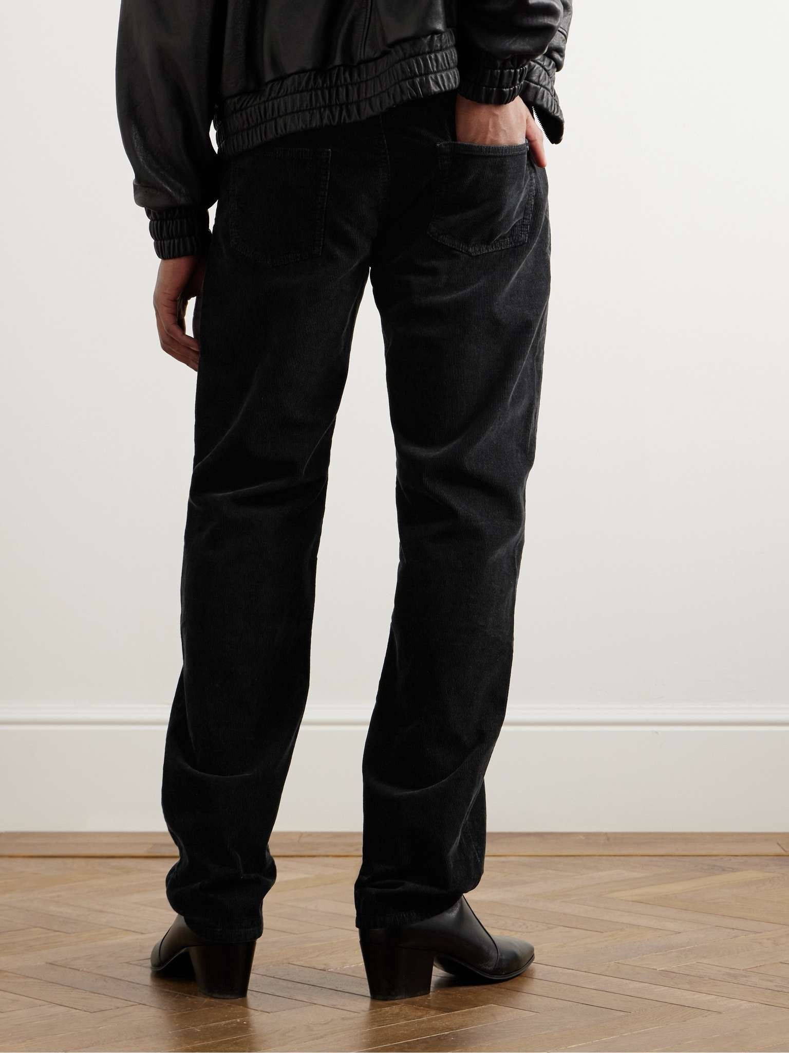 Saint Laurent Paris oc11z1025 Straight Pants in Corduroy in Black Size US 28 / EU 44 - 4 Thumbnail