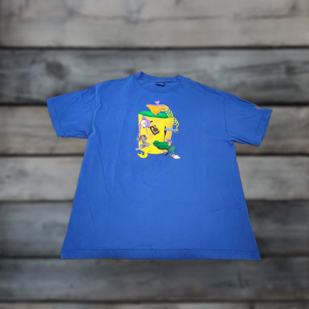 Carrots by Anwar Carrots Carrots By Anwar Men's XL Short Sleeve T-Shirt Blue Designer Streetwear Size US XL / EU 56 / 4 - 1 Thumbnail