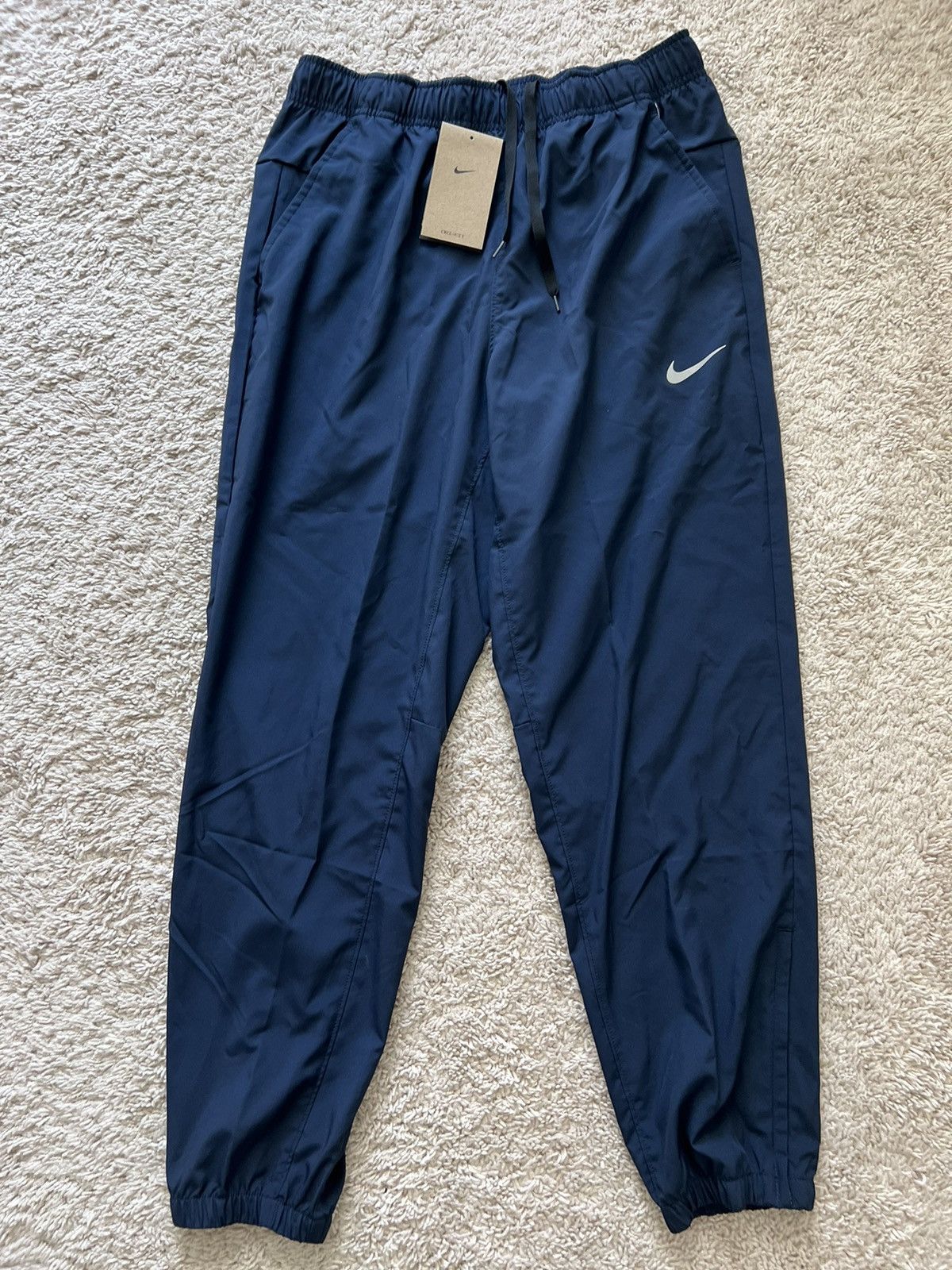 Nike Nike Form Dri-FIT Tapered Versatile Blue Pants Size US 30 / EU 46 - 6 Thumbnail