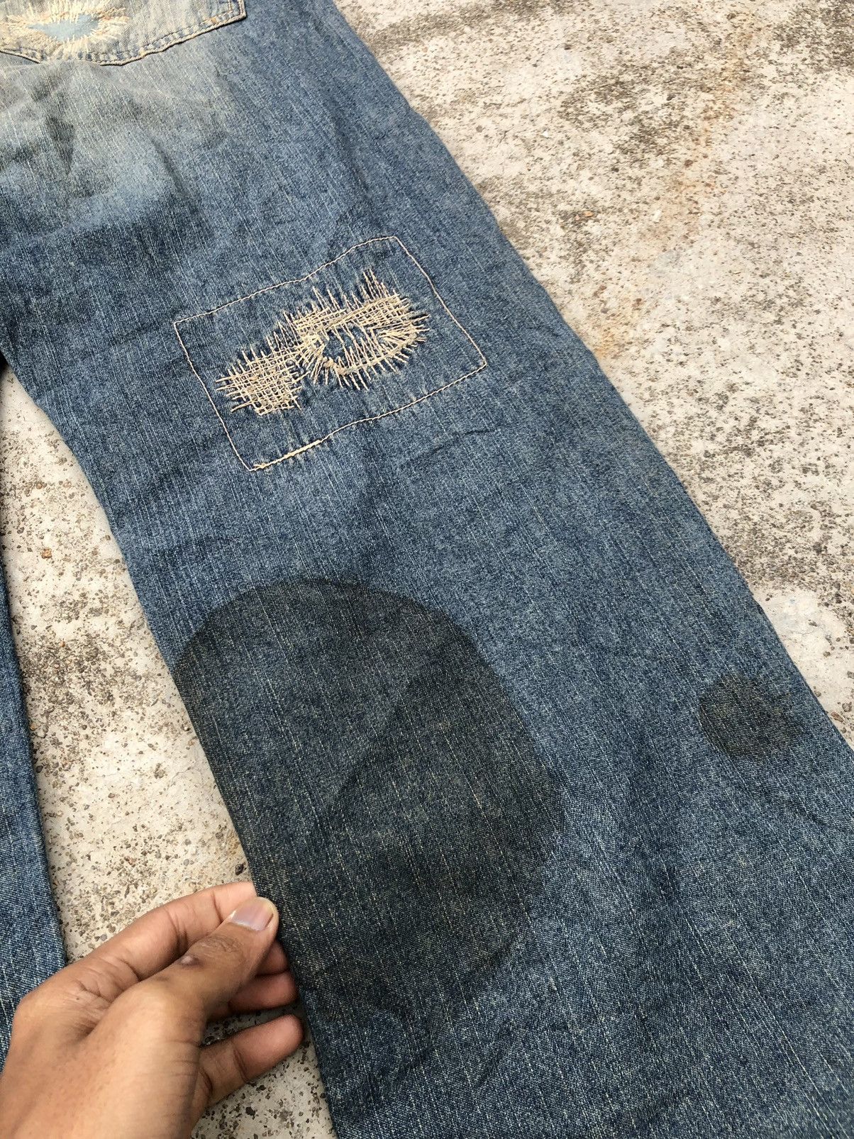 Hypebeast BORO RUSTY DENIM BY US BOARDER DENIM Size US 33 - 11 Thumbnail
