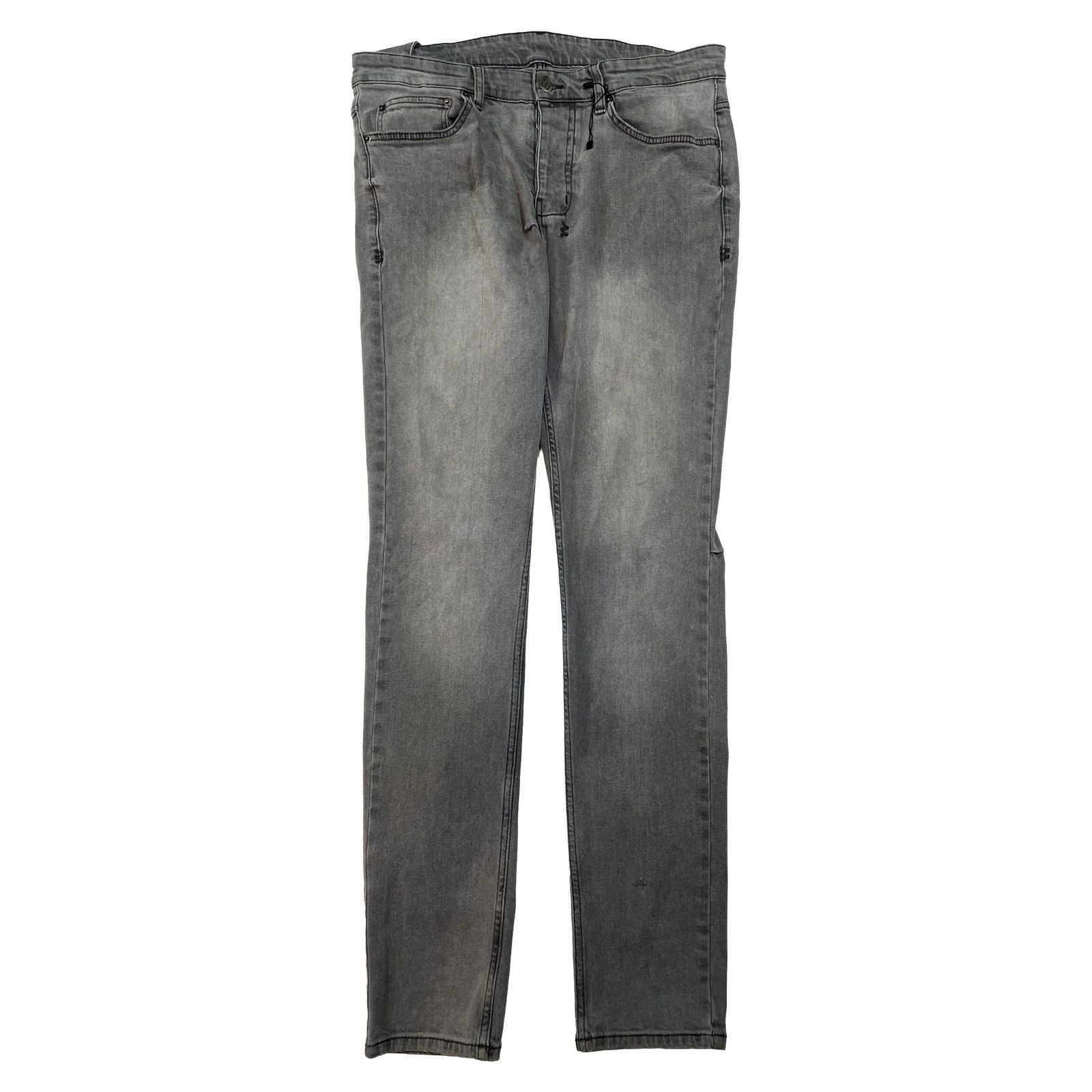 Ksubi Ksubi Ripped Grey Jeans Size US 34 / EU 50 - 1 Thumbnail