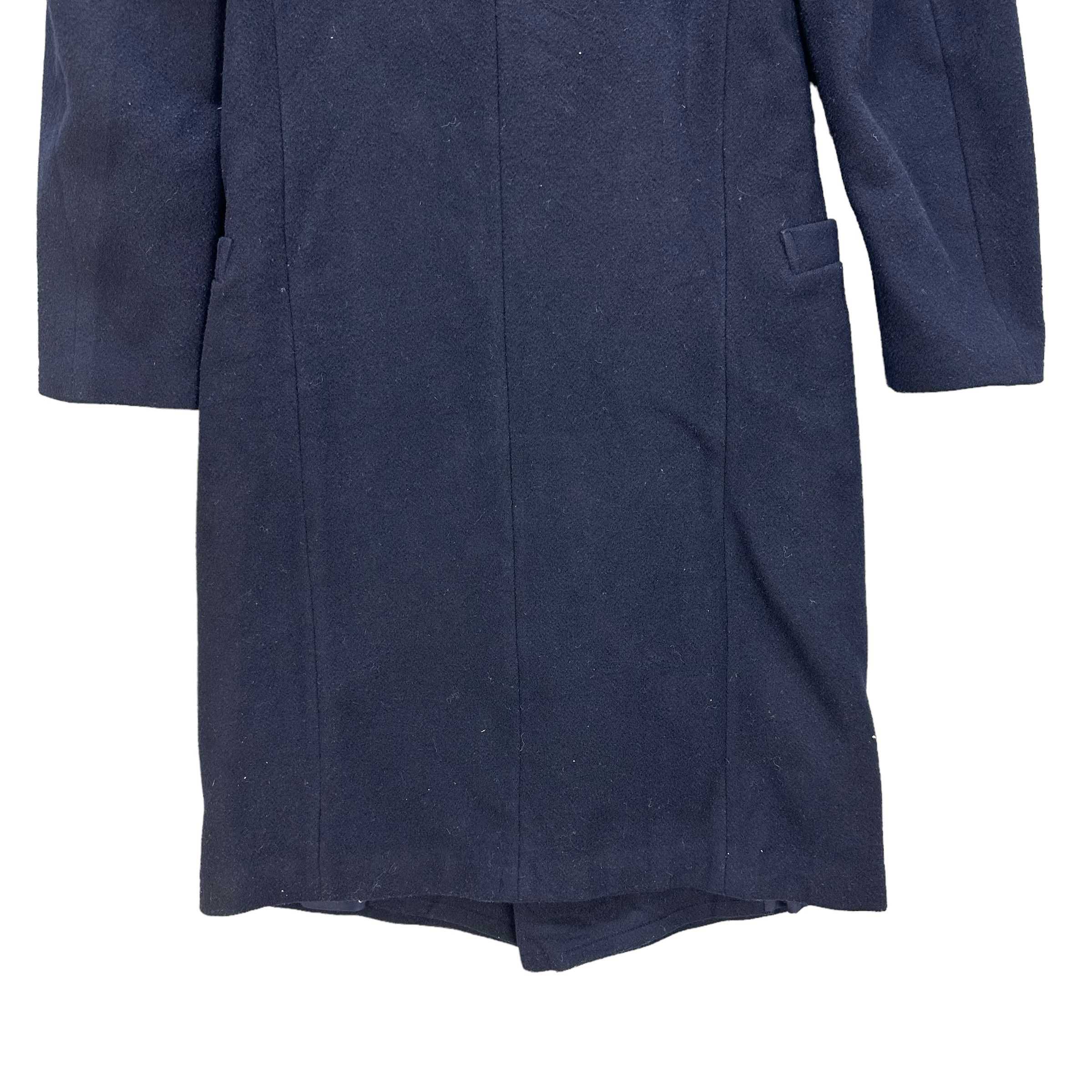 Y's Y's AW1999 SHERPA NECK SHAWL WOOL OVERCOAT #7785-176 Size S / US 4 / IT 40 - 13 Thumbnail