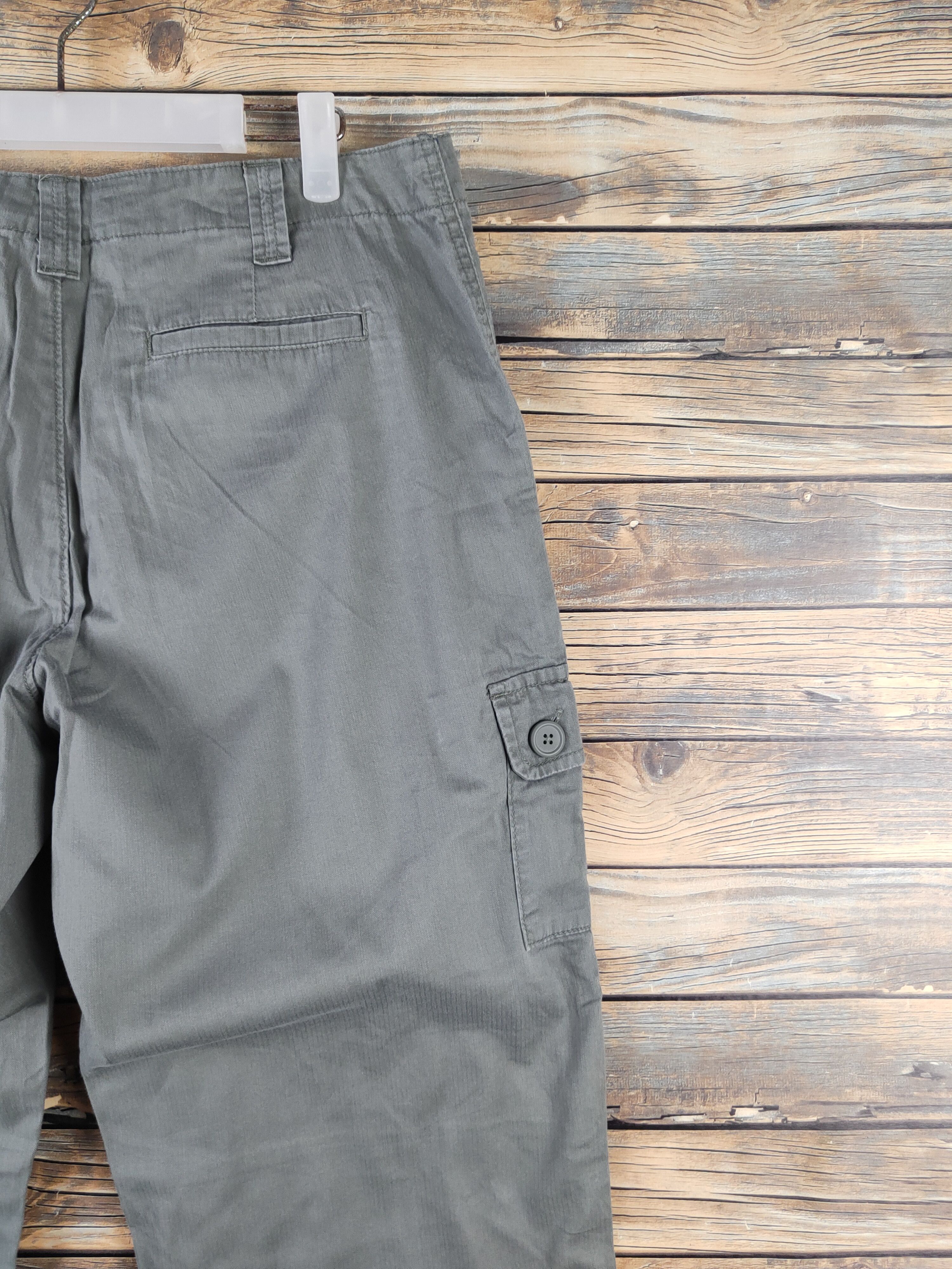 Japanese Brand DL Lee Green Multipocket Tactical Cargo Pants #947 Size US 33 - 10 Thumbnail