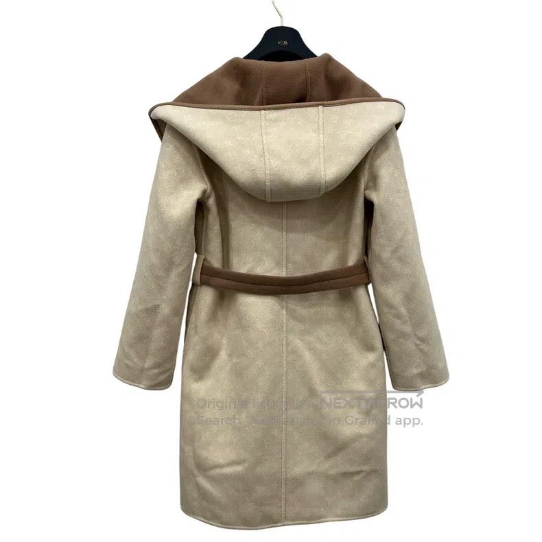 Louis Vuitton Louis Vuitton Beige full-print double-faced hooded coat Size XS / US 0-2 / IT 36-38 - 6 Thumbnail