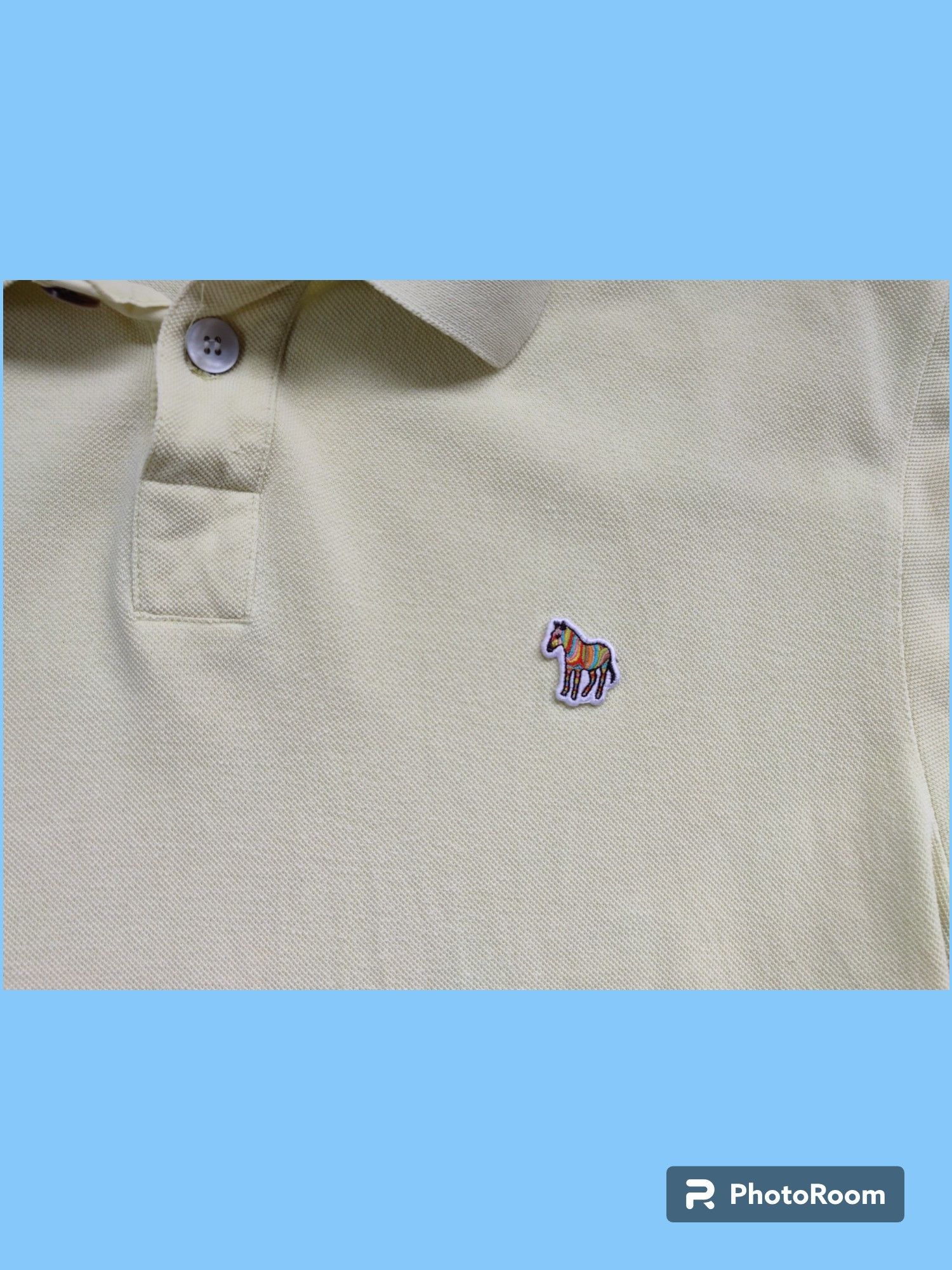 Paul Smith Paul Smith Zebra Men's Polo Shirt - Light Yellow Size US S / EU 44-46 / 1 - 4 Thumbnail