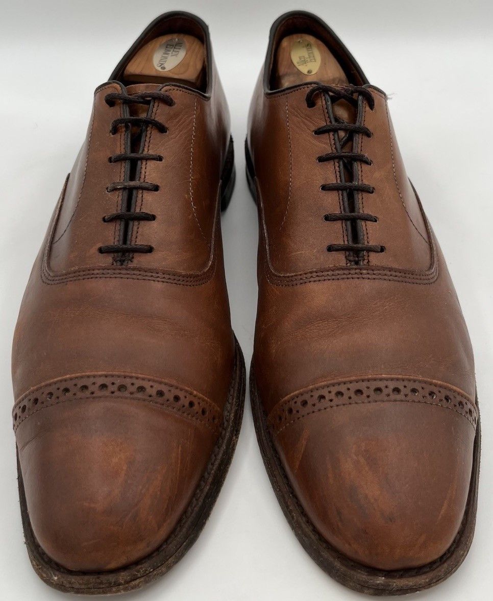 Allen Edmonds Allen Edmonds "FIFTH AVENUE" Leather Cap-Toe Oxfords Sz 14B Size US 14 / EU 47 - 2 Thumbnail