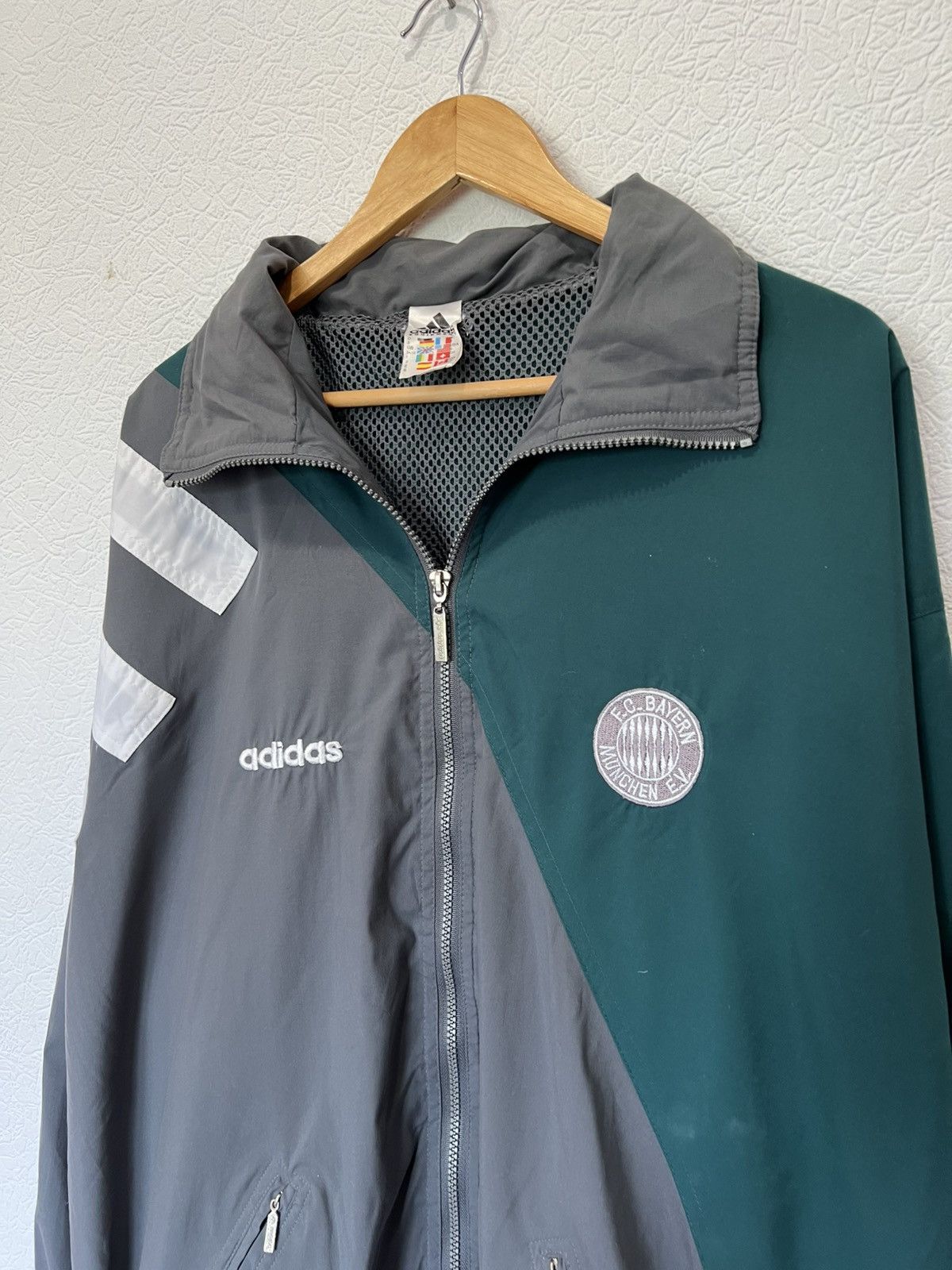Adidas Vintage 90’s Adidas Bayern Munich Soccer Track Jacket Size US S / EU 44-46 / 1 - 2 Thumbnail
