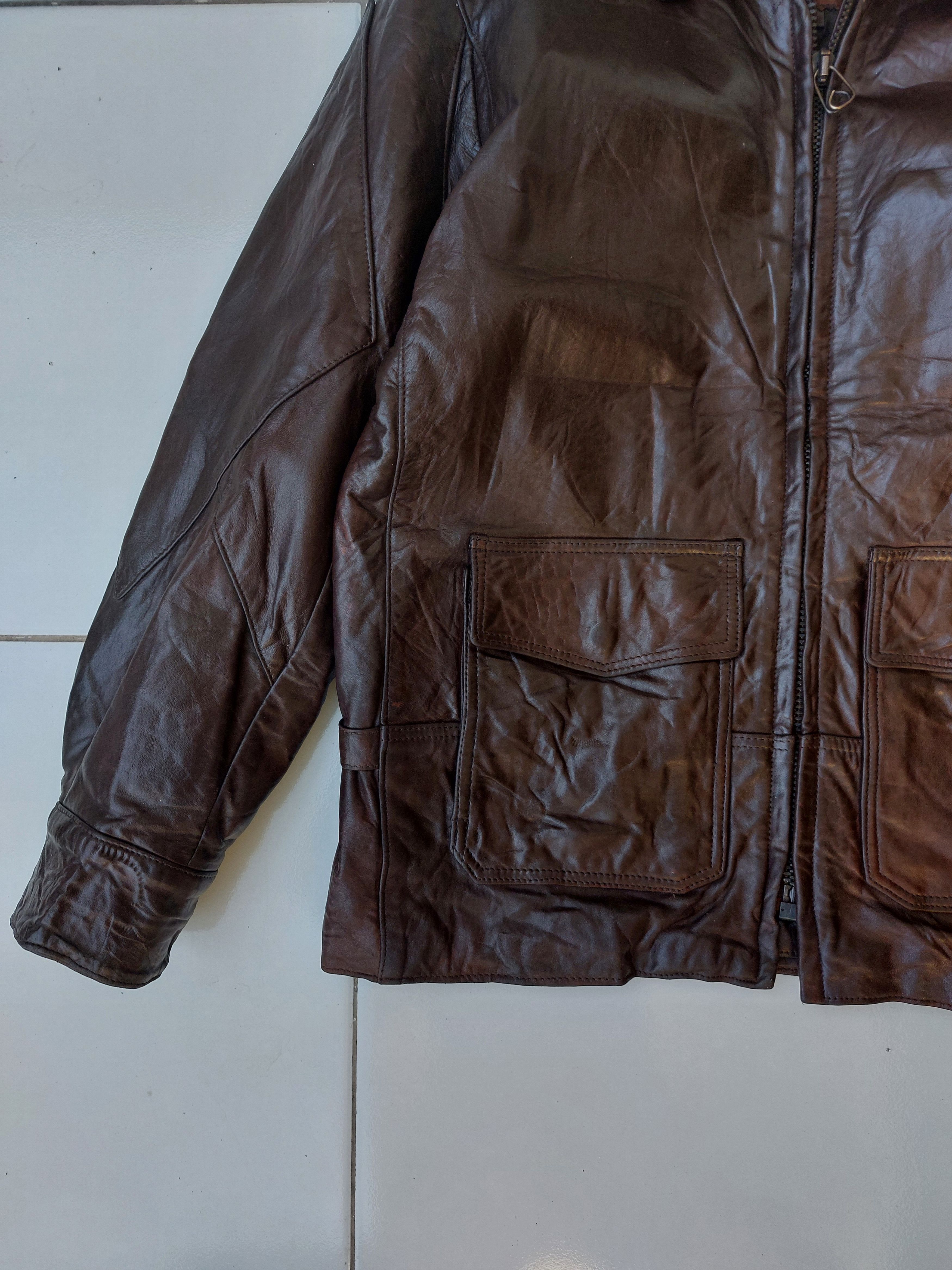 Golden Bear Golden Bear G-8 Vintage Leather Jacket Military Looks Size US L / EU 52-54 / 3 - 4 Thumbnail