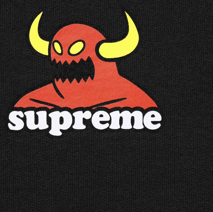 Supreme Supreme x Toy Machine Hooded Sweatshirt Black SS24 Sz L