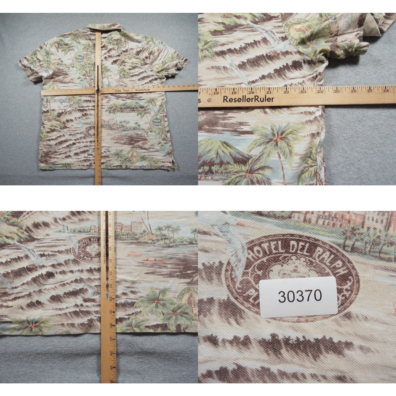 Polo Ralph Lauren Polo Ralph Lauren Shirt Mens Large Short Sleeve Hotel Del Ralph Classic Fit Size US L / EU 52-54 / 3 - 8 Thumbnail