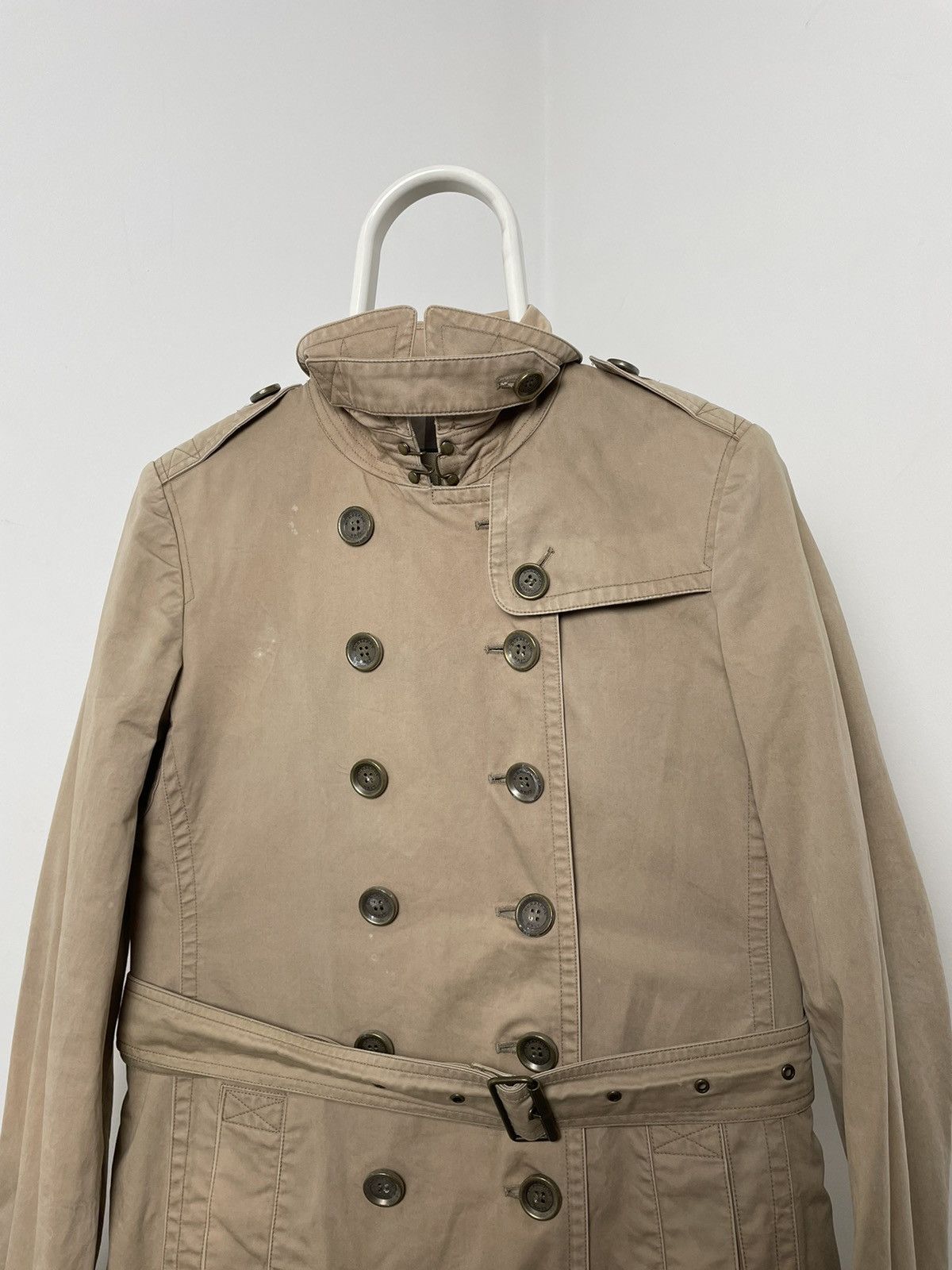 Burberry Burberry-Brit Trench Coat nova check Beige UK 10 USA 8 Size US XS / EU 42 / 0 - 4 Thumbnail