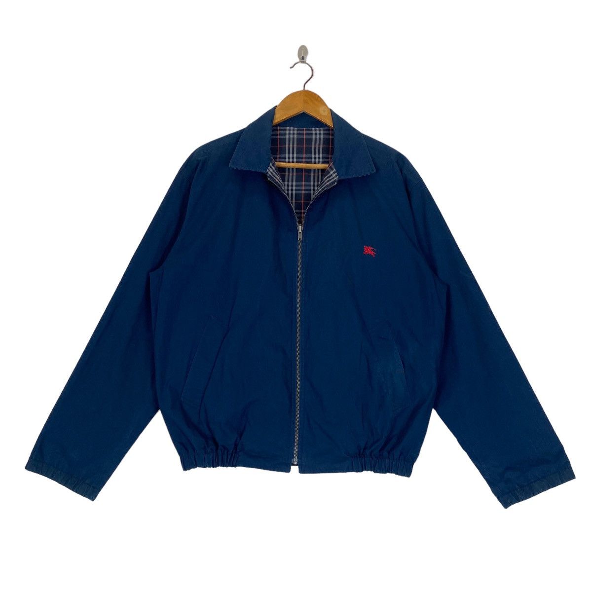 Burberry ✨Burberrys reversible blue nova check Made in England Size US M / EU 48-50 / 2 - 7 Thumbnail