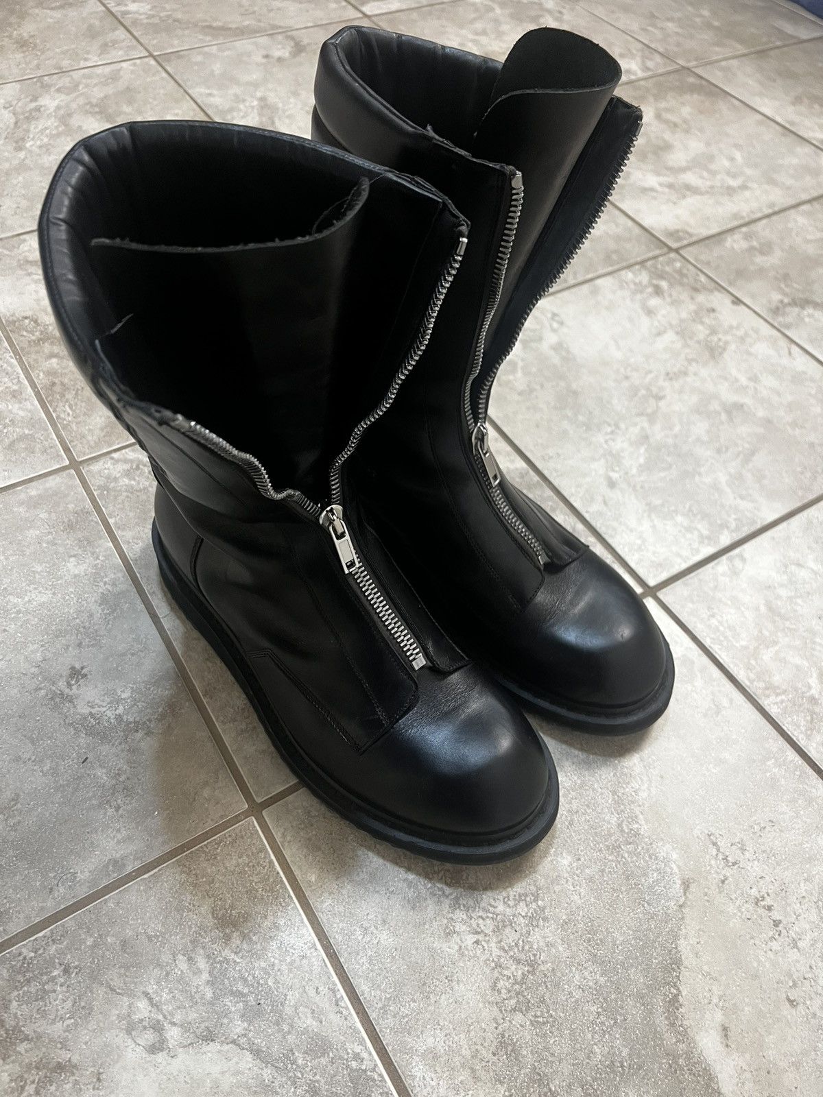 Rick Owens Rick Owens AW22 “Strobe” Basket Creeper Boots Size US 11.5 / EU 44-45 - 9 Thumbnail