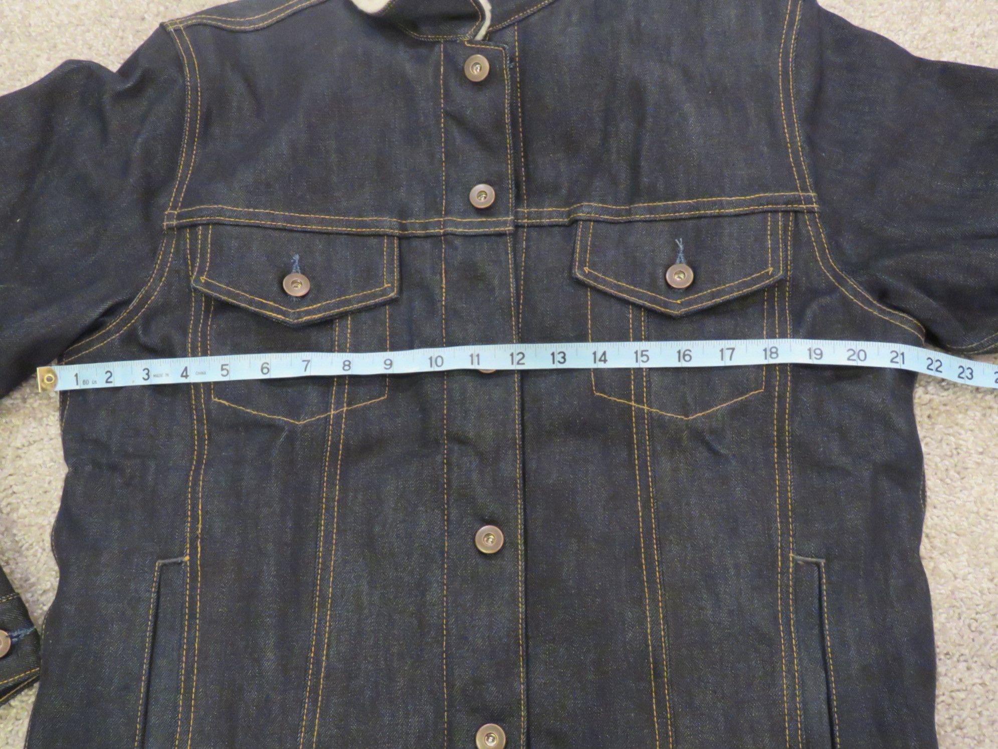 Tellason Tellason Sherpa Lined Denim Jacket White Oak, Large NWOT Size US L / EU 52-54 / 3 - 8 Thumbnail
