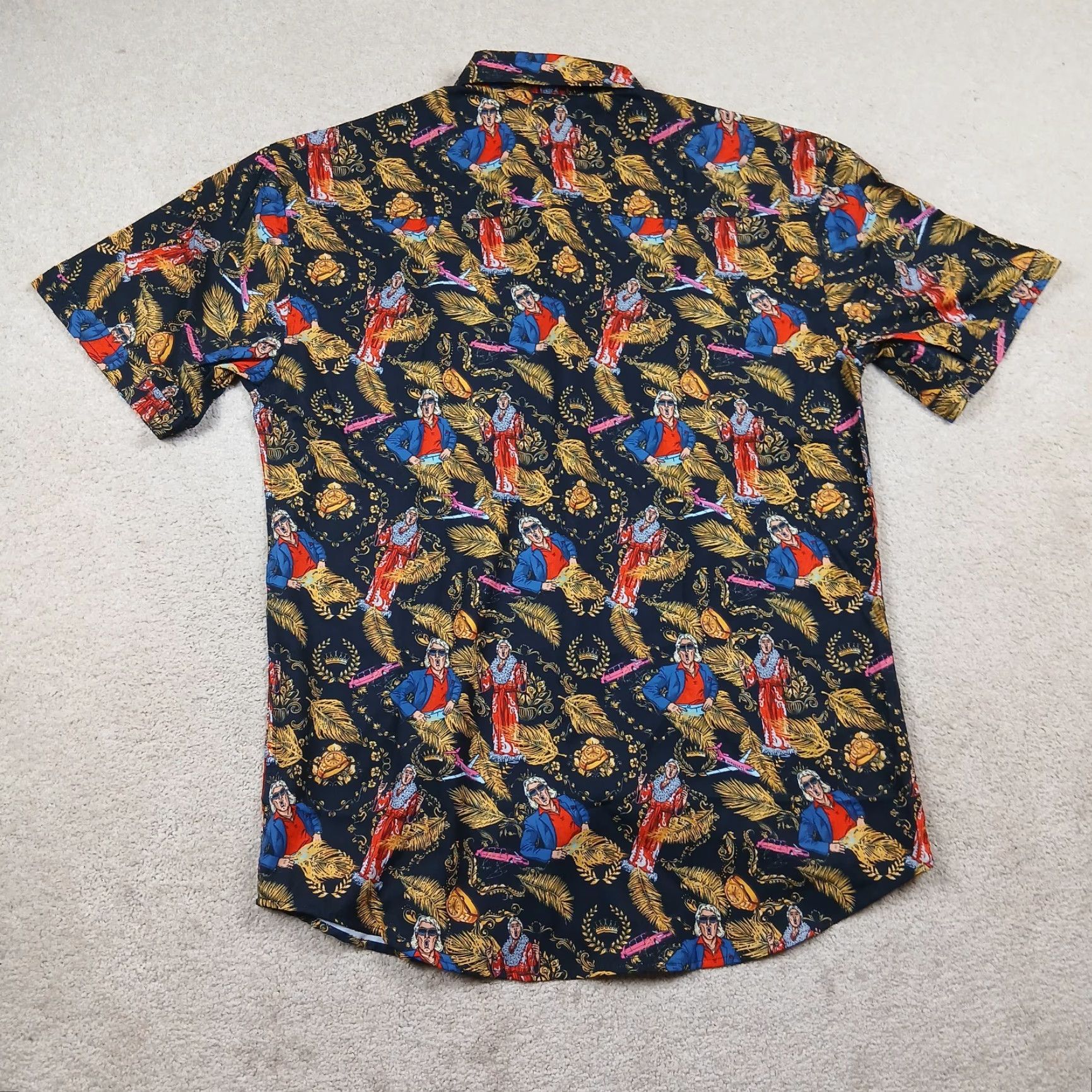 Vintage RSVLTS Shirt Men Large Black Wrestling Legends Rick Flair The Roosevelts New Size US L / EU 52-54 / 3 - 5 Thumbnail