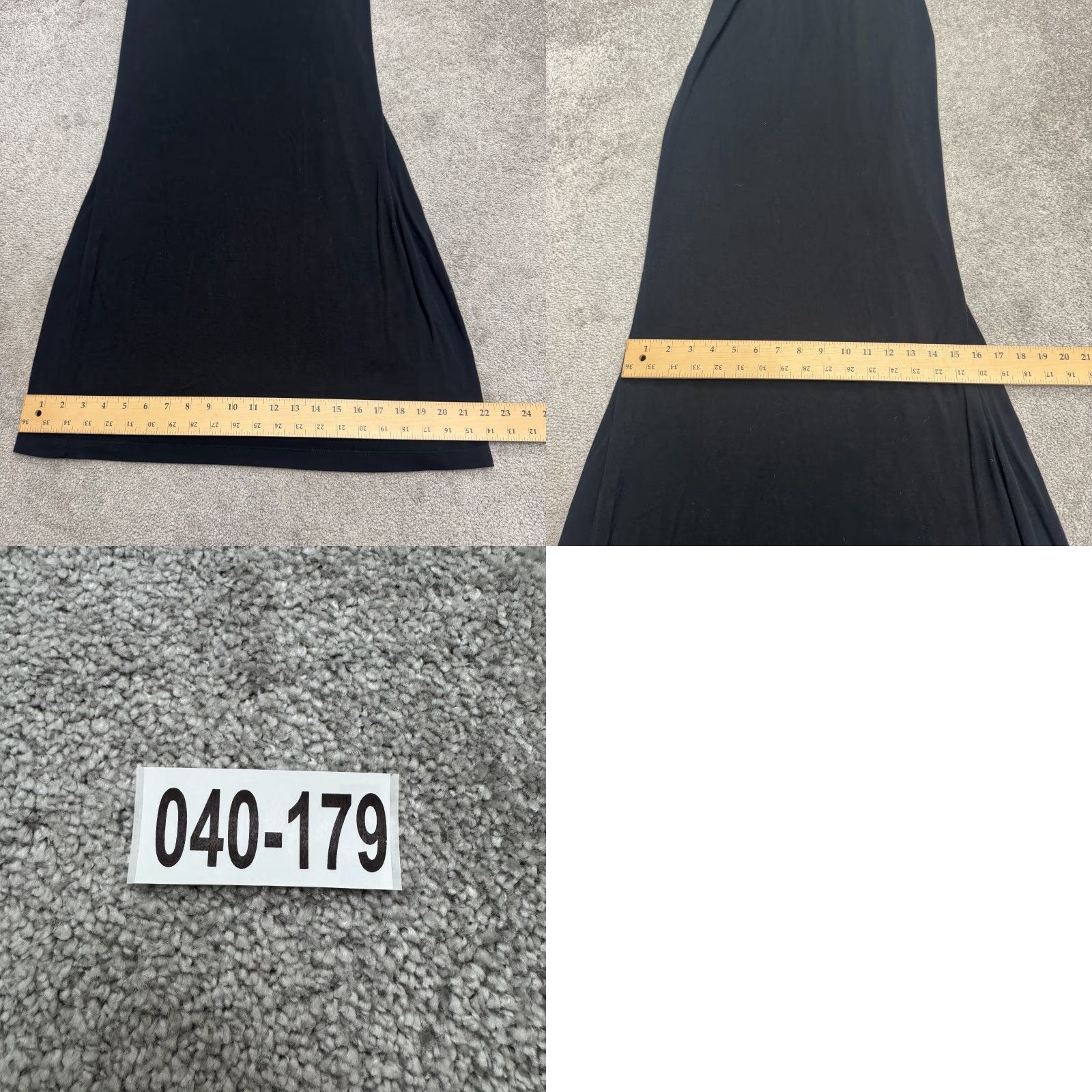 Fabletics Fabletics Maxi Dress Womens Small Black Strappy Backless Stretch V-Neck Sleeveless Solid Knit Size S / US 4 / IT 40 - 9 Thumbnail