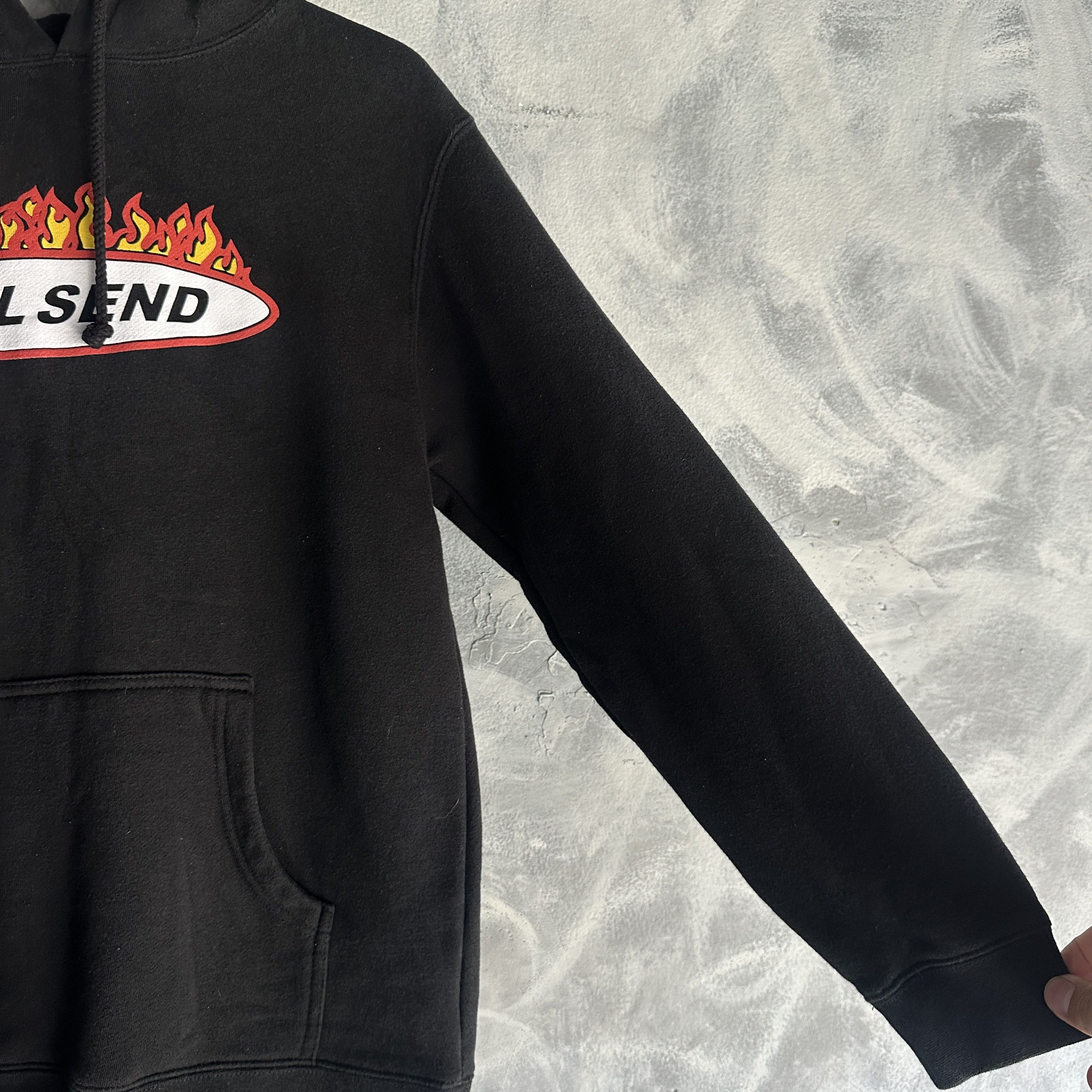 Full Send Full Send Nelk Boys Hoodie Mens Fire Flames Logo Size US S / EU 44-46 / 1 - 4 Thumbnail
